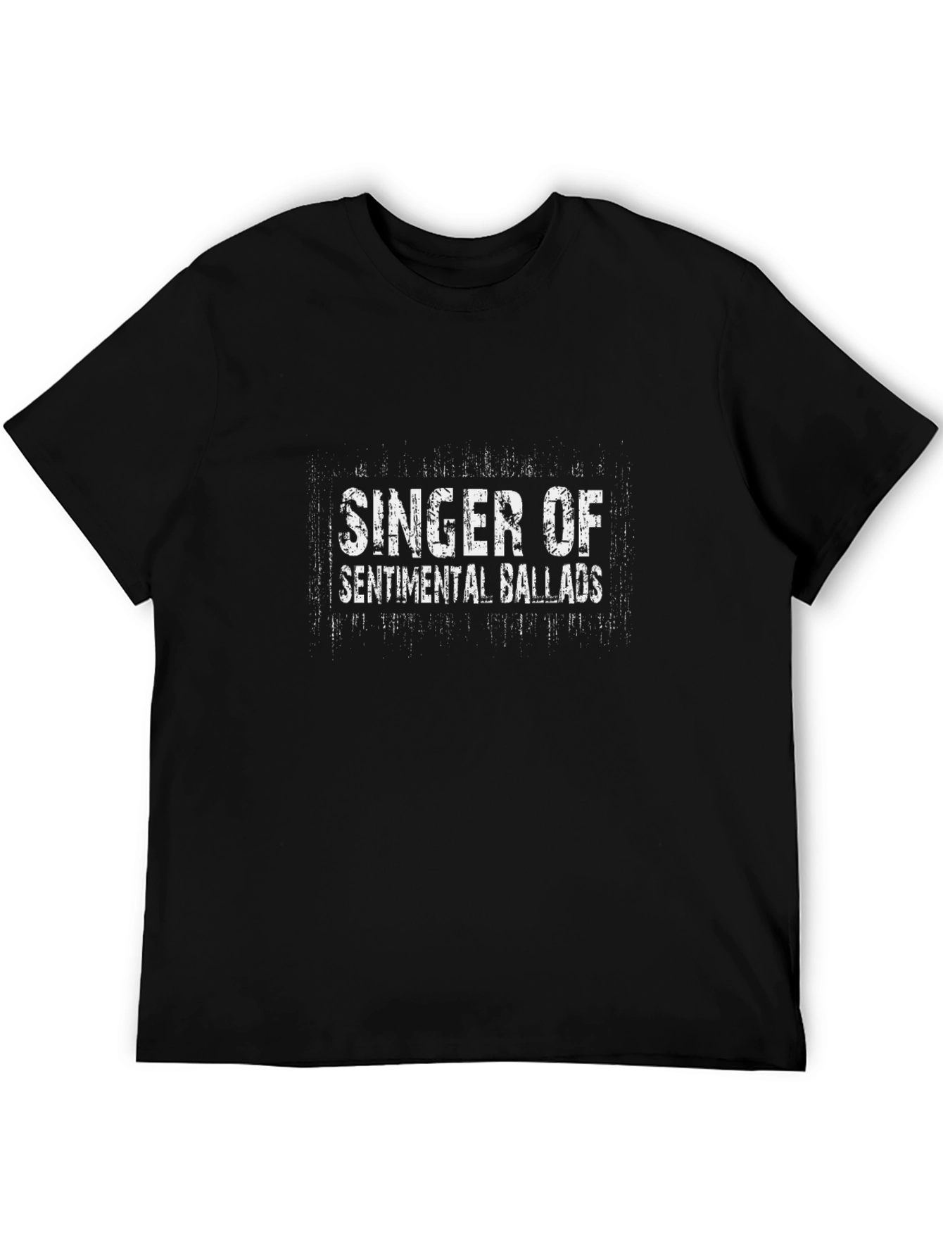 Singer of Sentimental Ballads Black T-Shirt