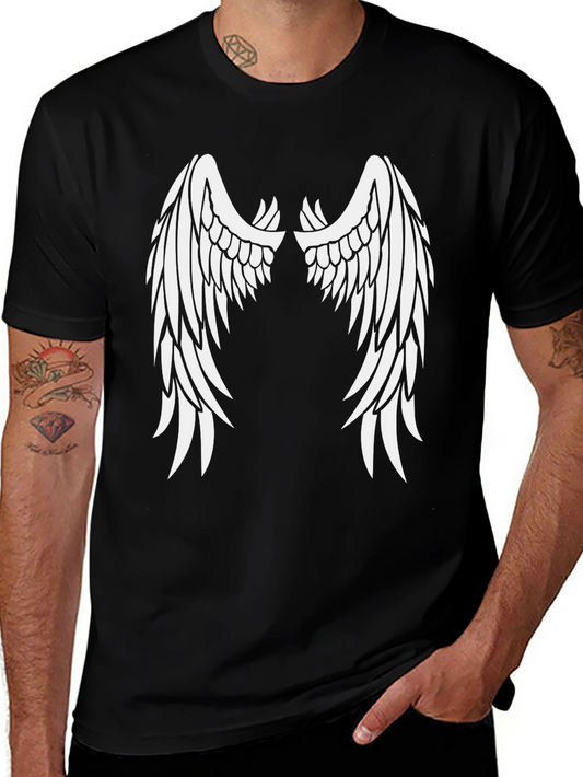 Angel Wing Black Graphic Tee