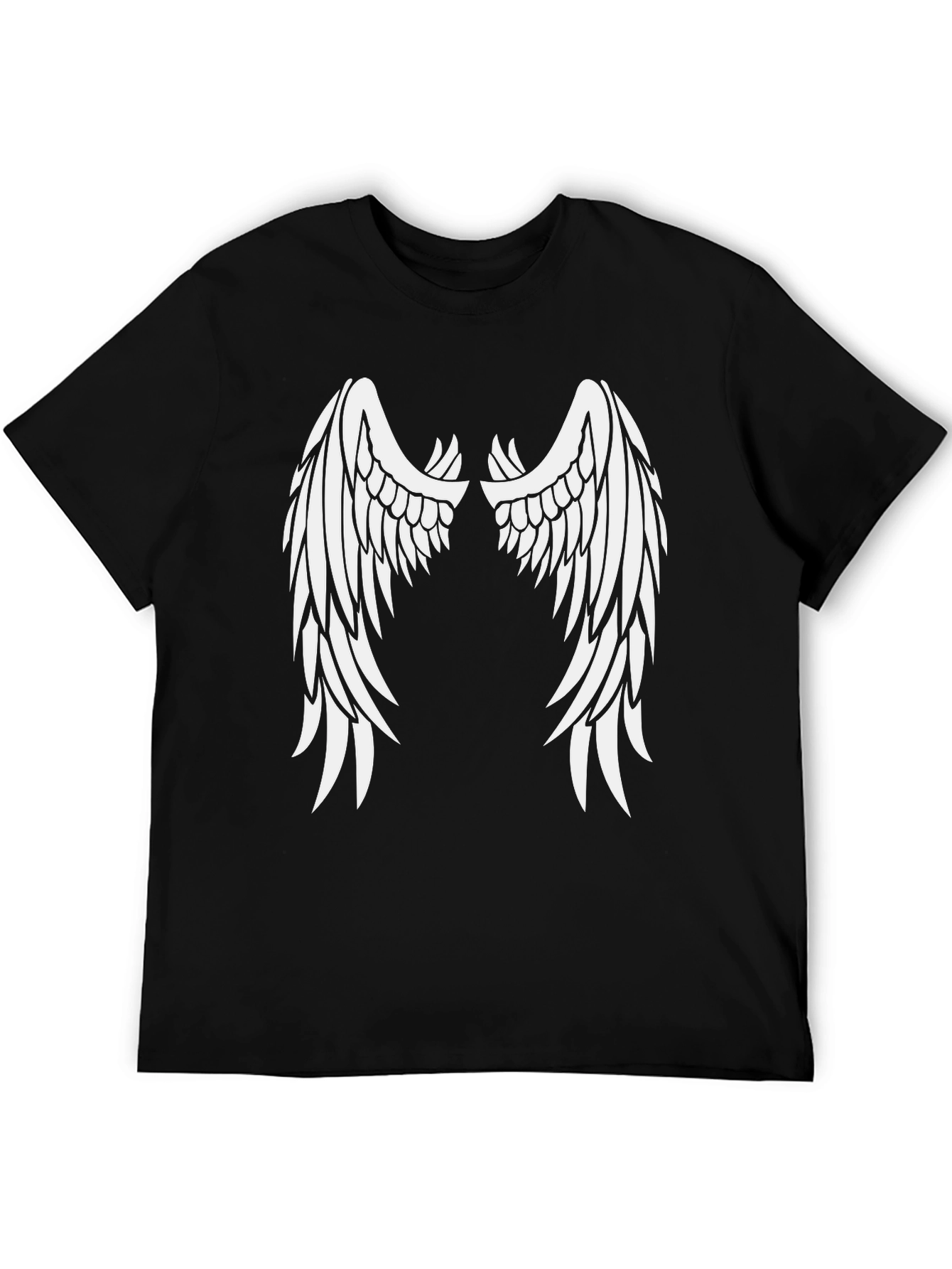 Angel Wing Black Graphic Tee