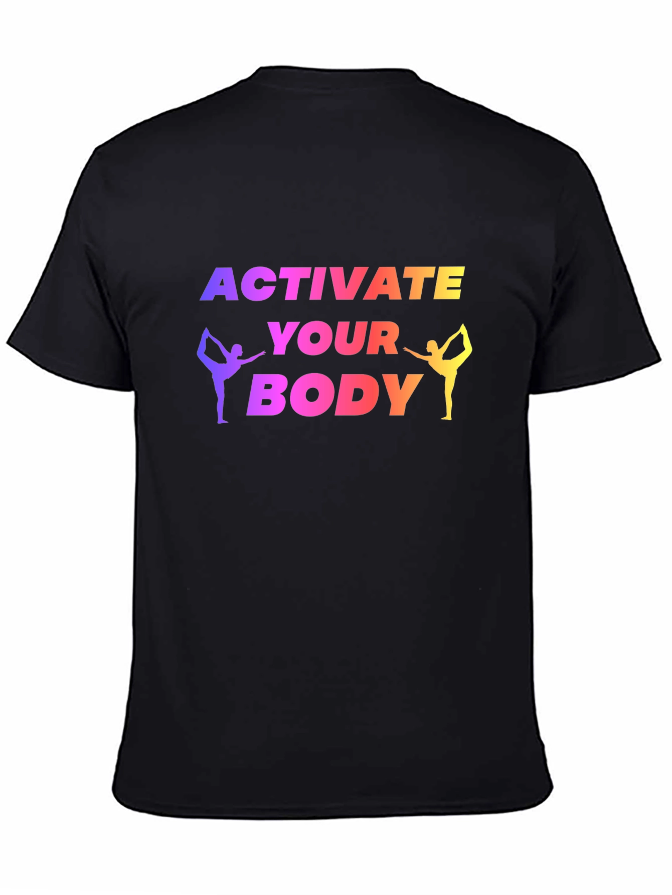 Activate Your Body Yoga Black T-Shirt