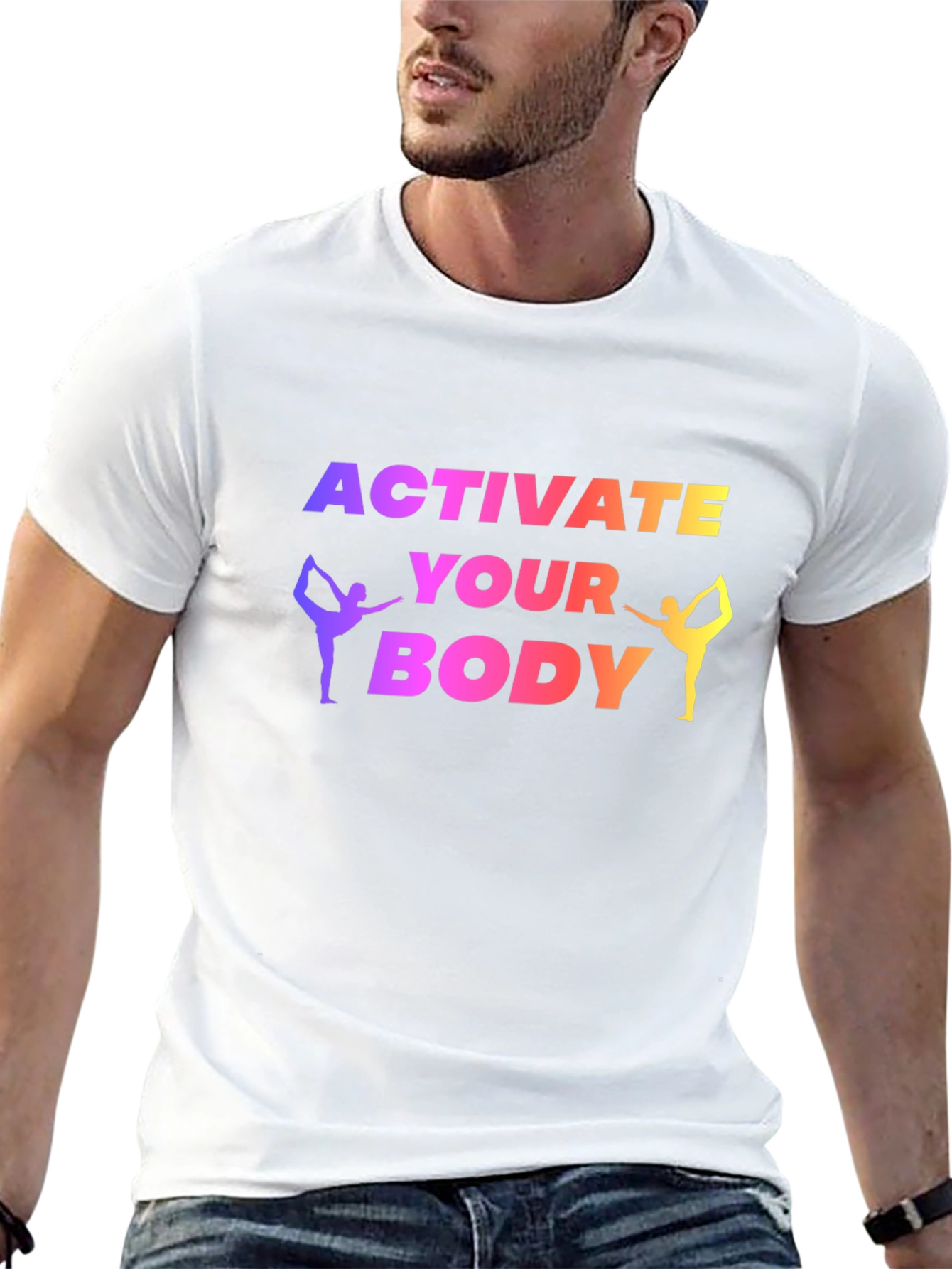 Activate Your Body Yoga Black T-Shirt