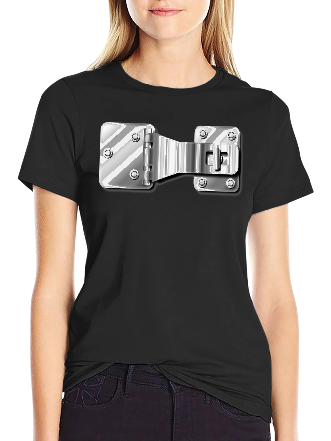 Novelty Bolt Print T-Shirt - Unisex