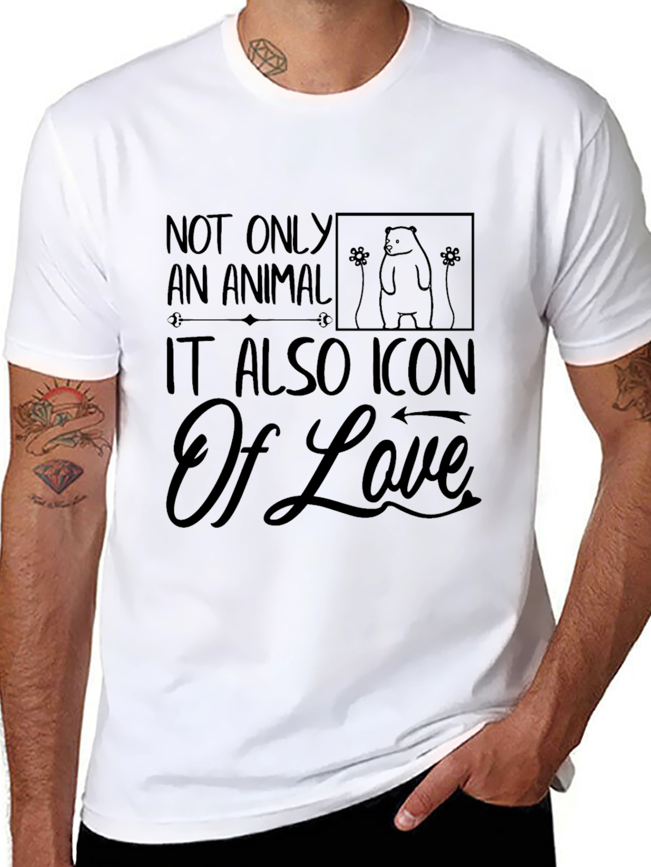 Animal Lover Graphic Tee - Icon of Love