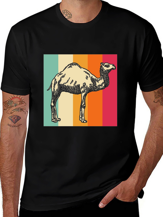 Retro Camel T-Shirt - Vintage Style Tee