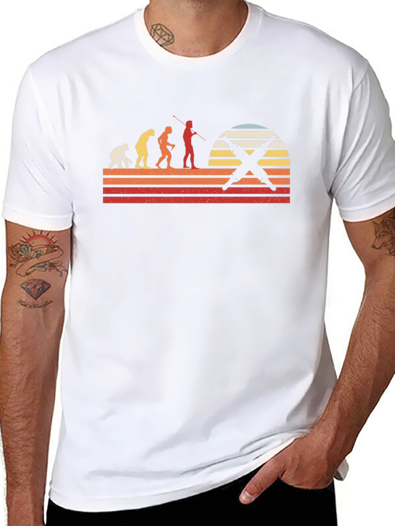Spearfishing Evolution T-Shirt - Black