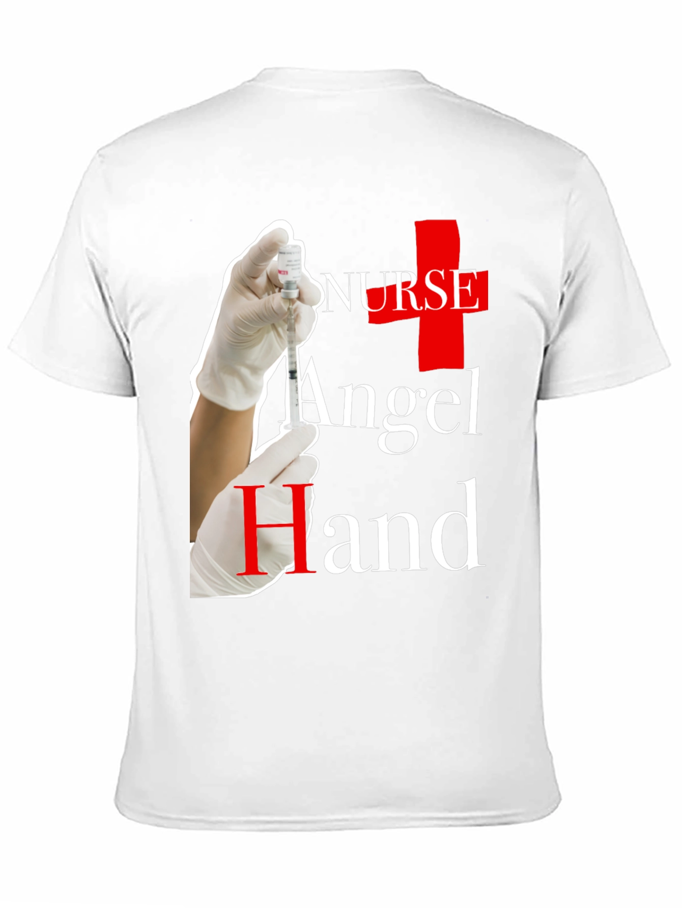 Nurse Angel Hand Graphic T-Shirt