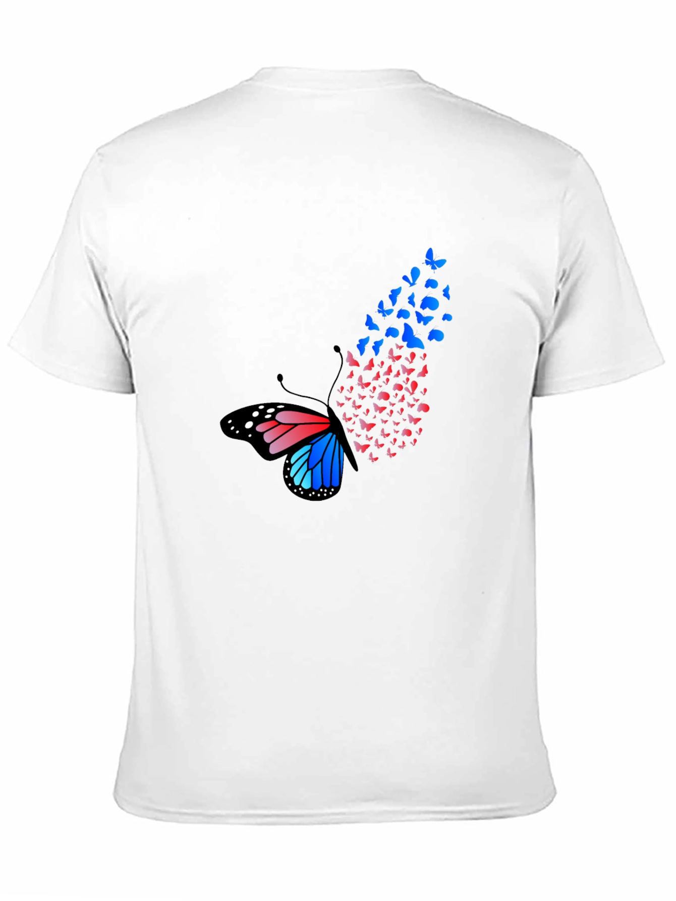 Butterfly Effect Graphic Tee - Fashionable Mens T-Shirt