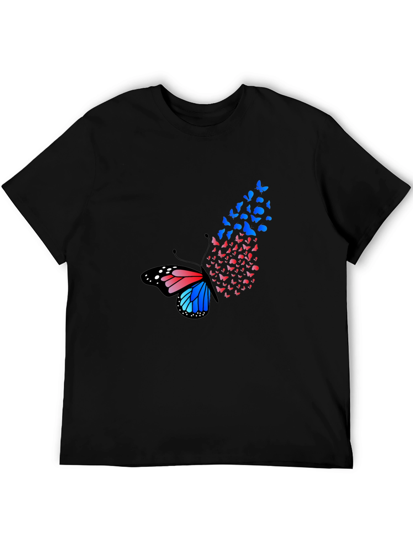 Butterfly Effect Graphic Tee - Fashionable Mens T-Shirt