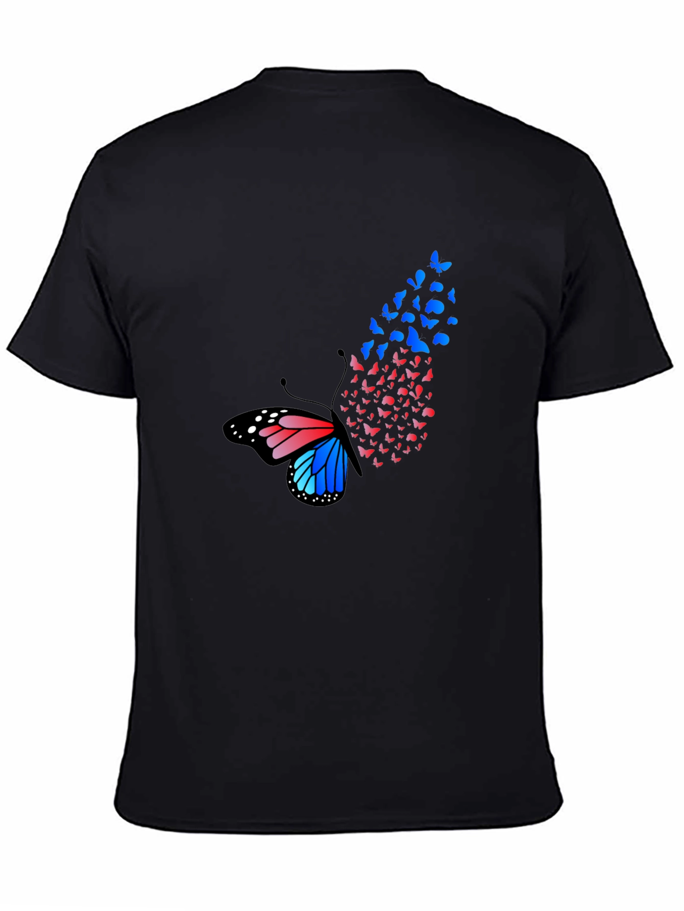 Butterfly Effect Graphic Tee - Fashionable Mens T-Shirt