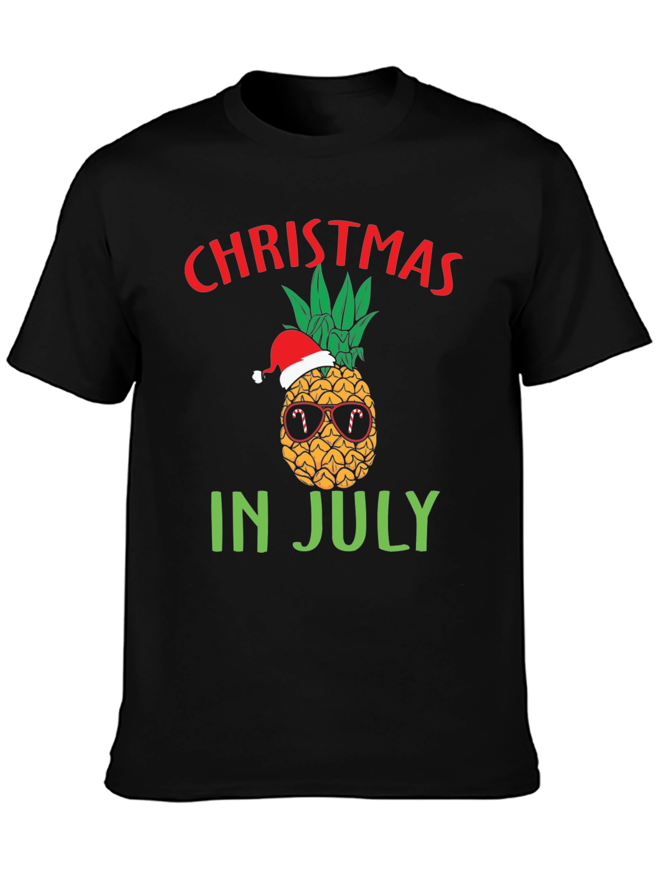 Christmas in July Pineapple T-Shirt