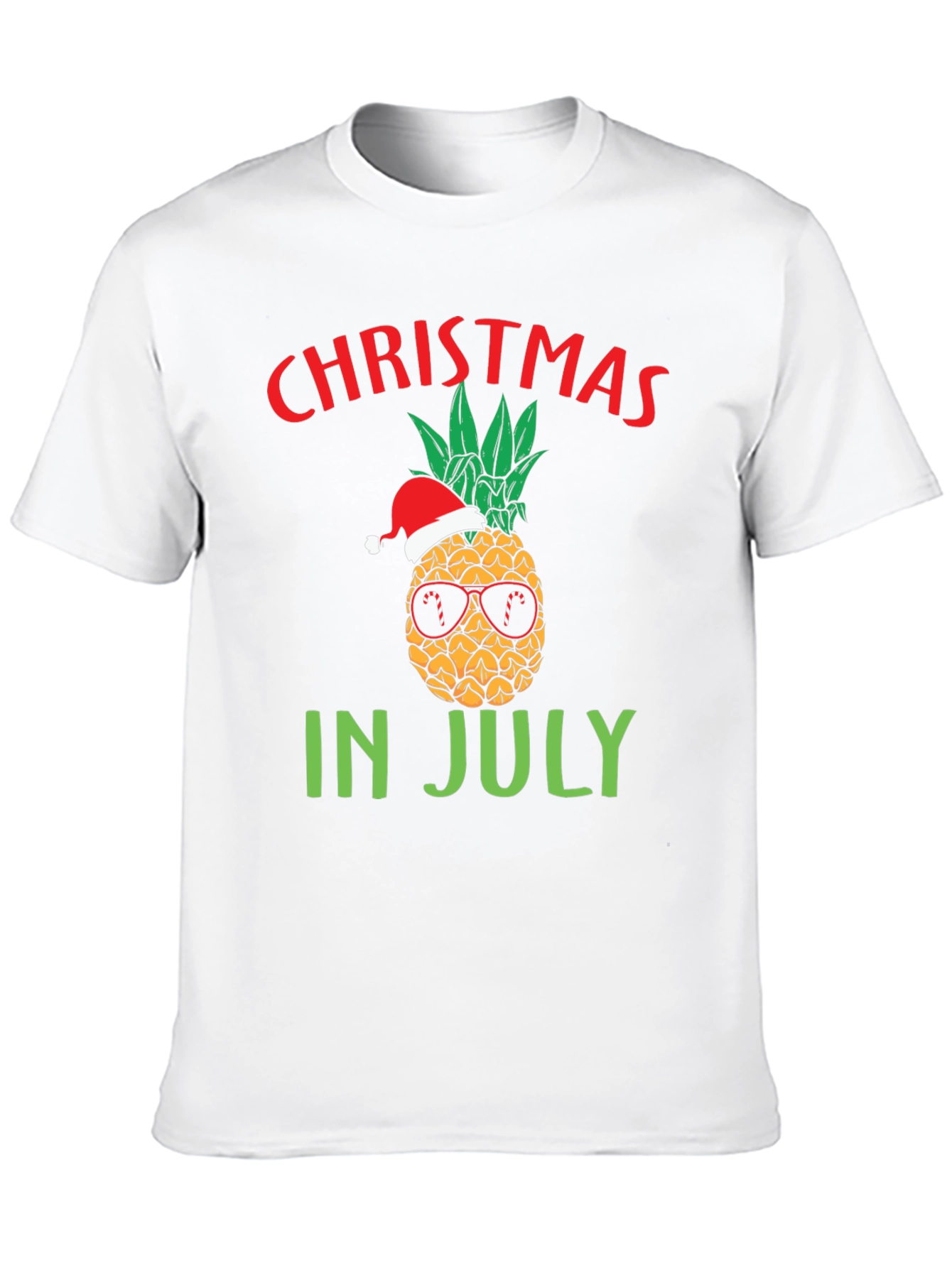 Christmas in July Pineapple T-Shirt