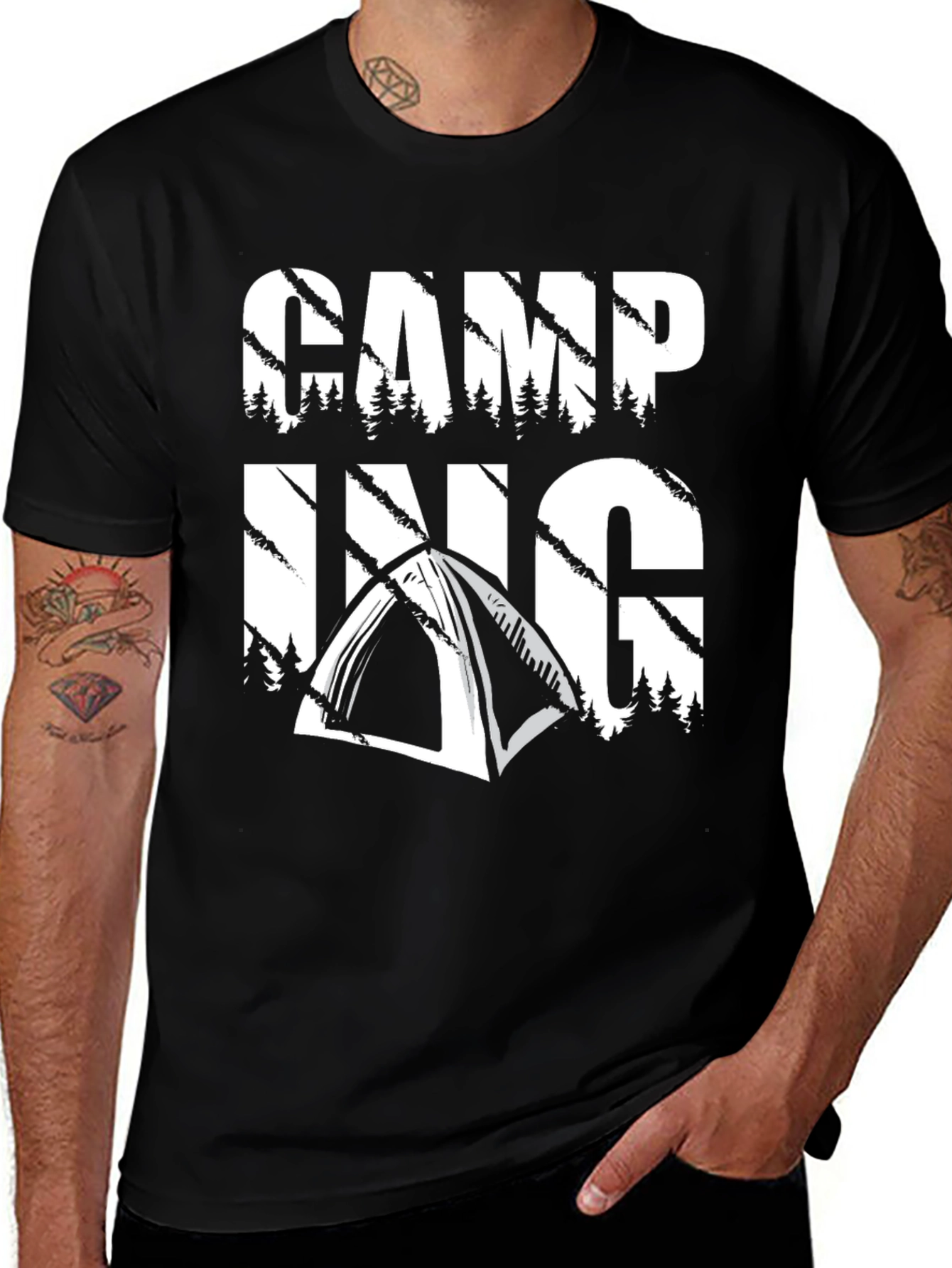 Camping Adventure Graphic Tee