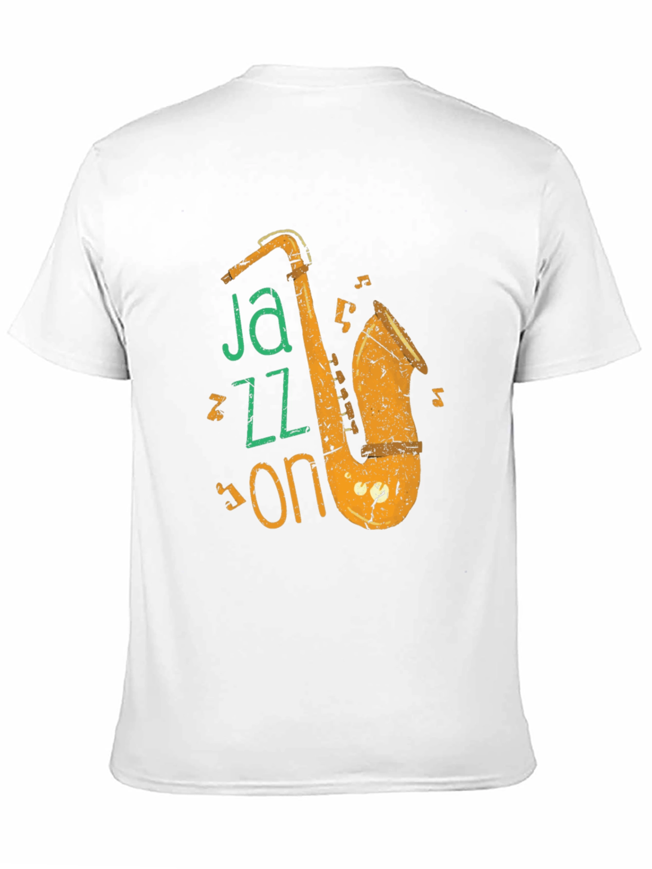 Jazz On Black Graphic Tee - Music Lover Shirt
