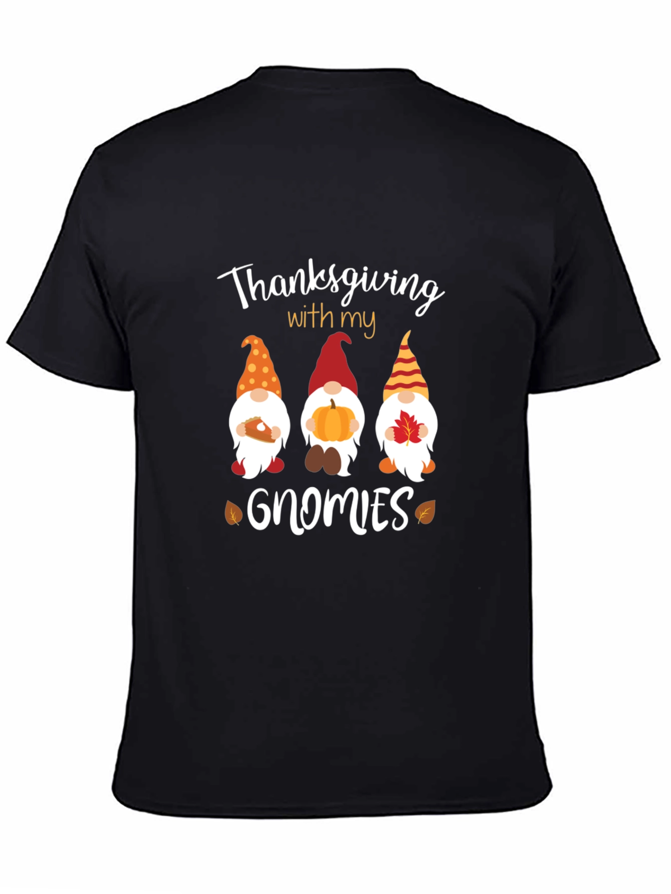 Thanksgiving Gnomies Graphic T-Shirt