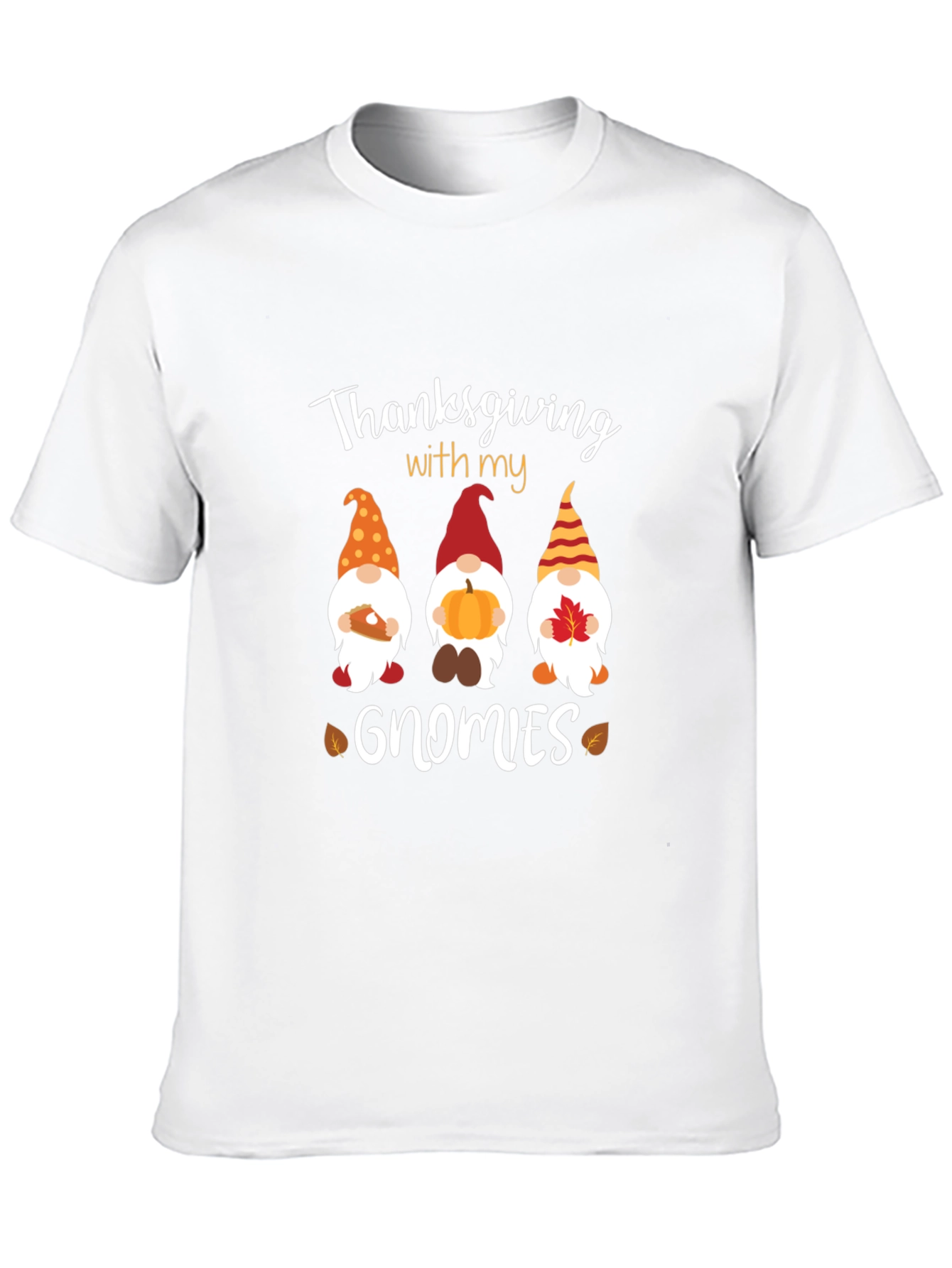 Thanksgiving Gnomies Graphic T-Shirt