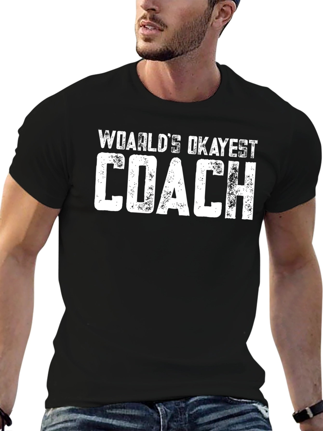 Worlds Okayest Coach Graphic T-Shirt
