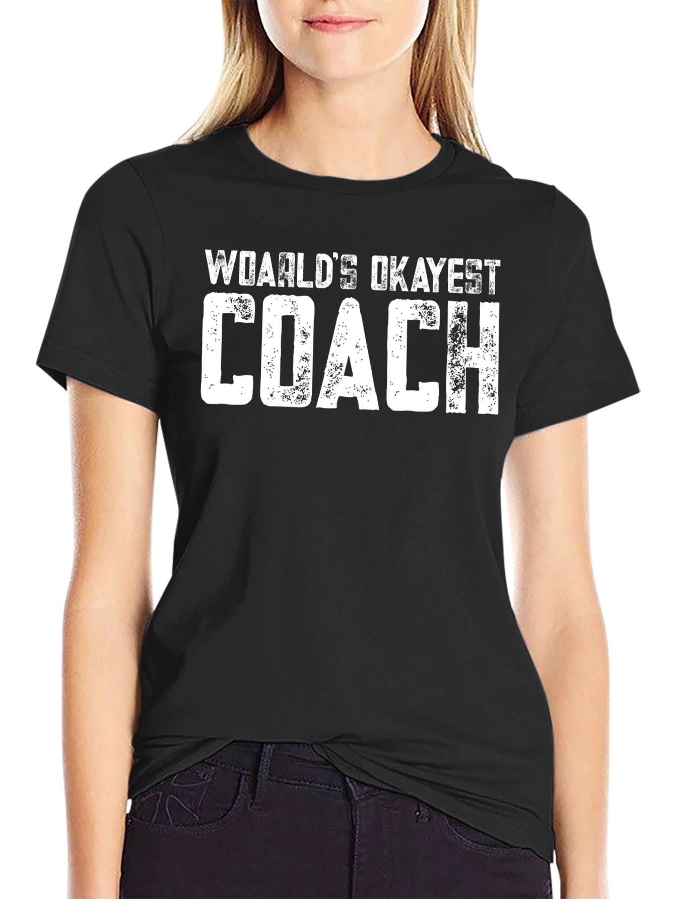Worlds Okayest Coach Graphic T-Shirt