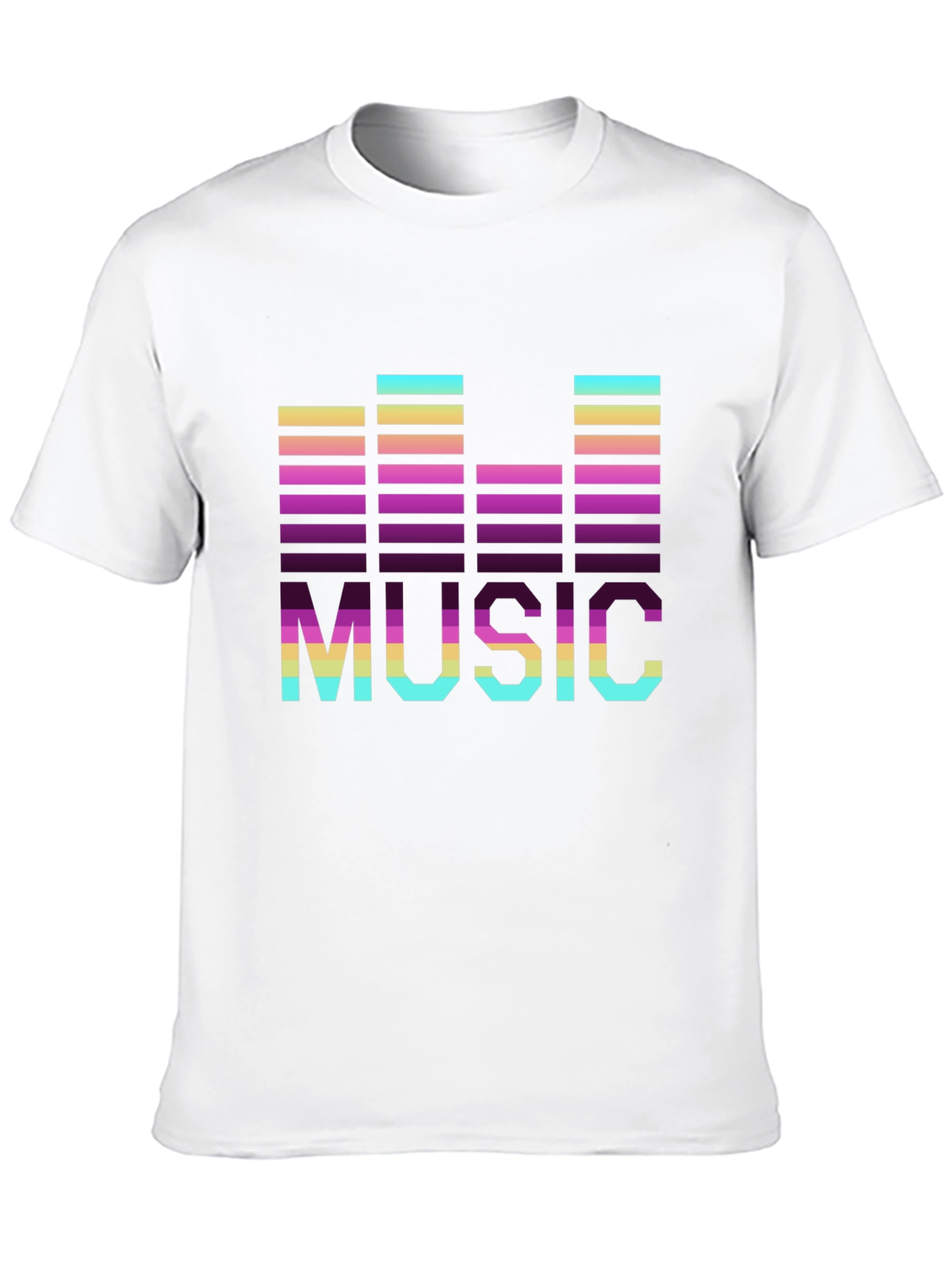 Retro Music Graphic Tee - Black