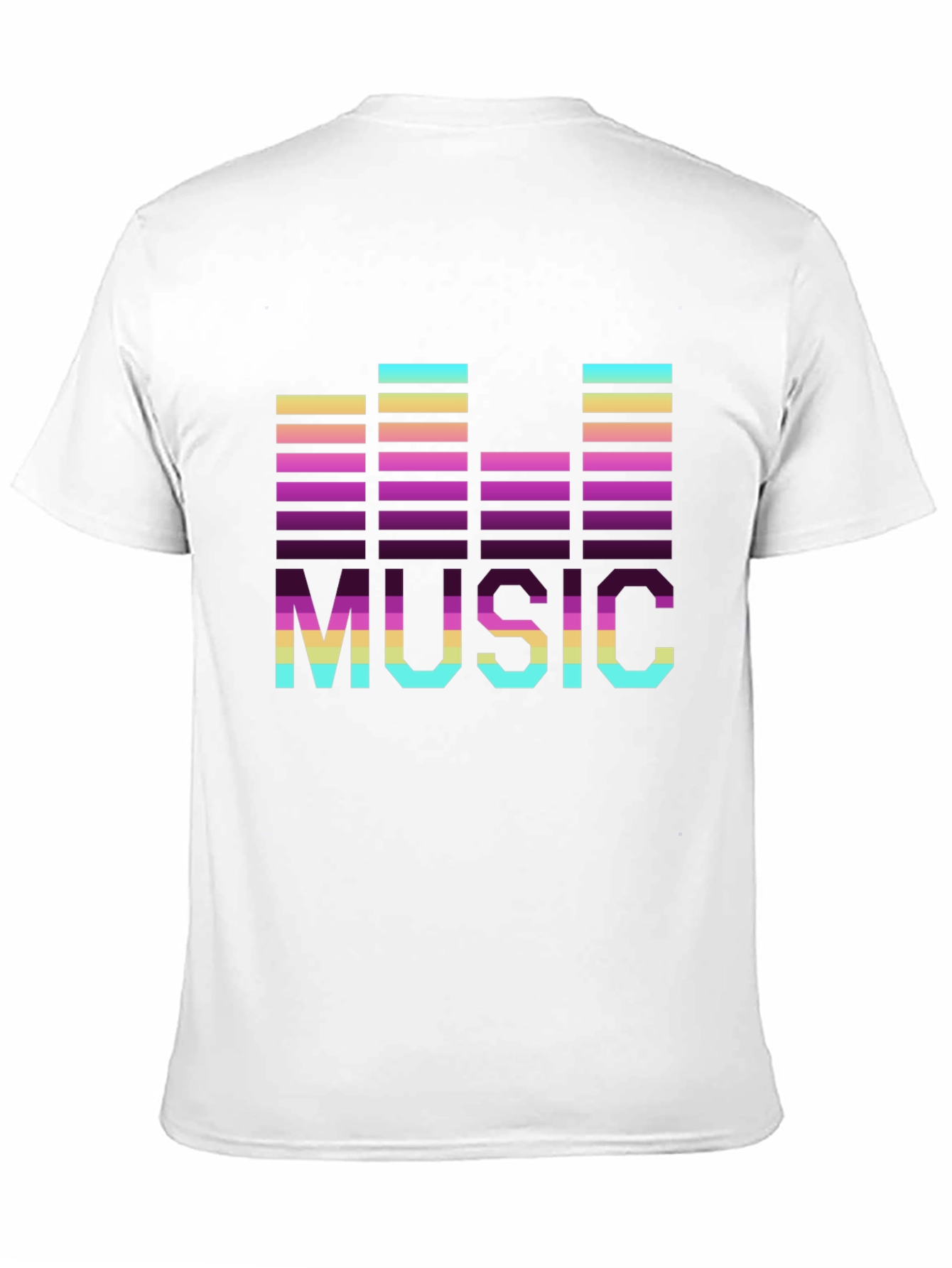 Retro Music Graphic Tee - Black