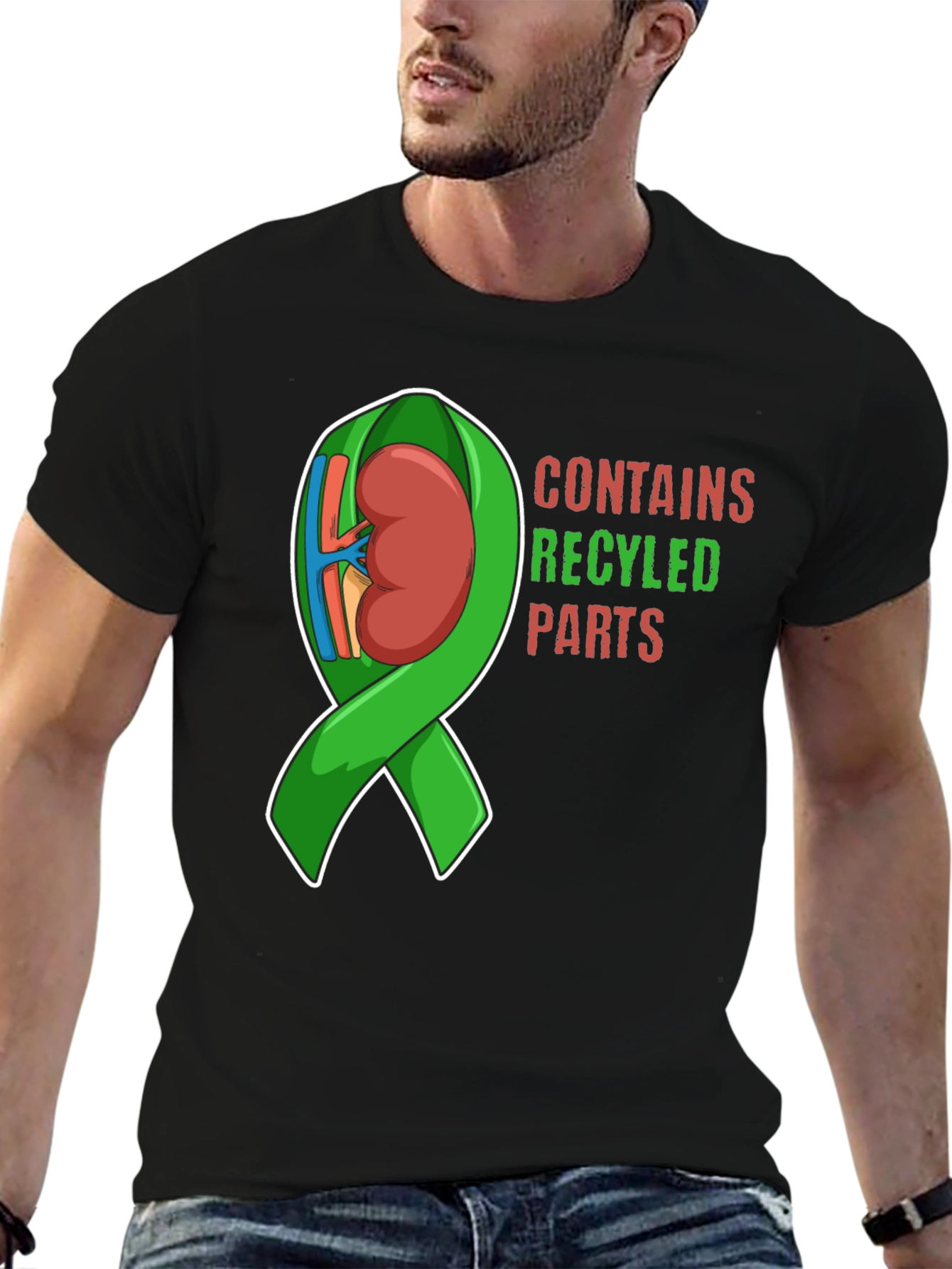 Contains Recycled Parts Kidney T-Shirt