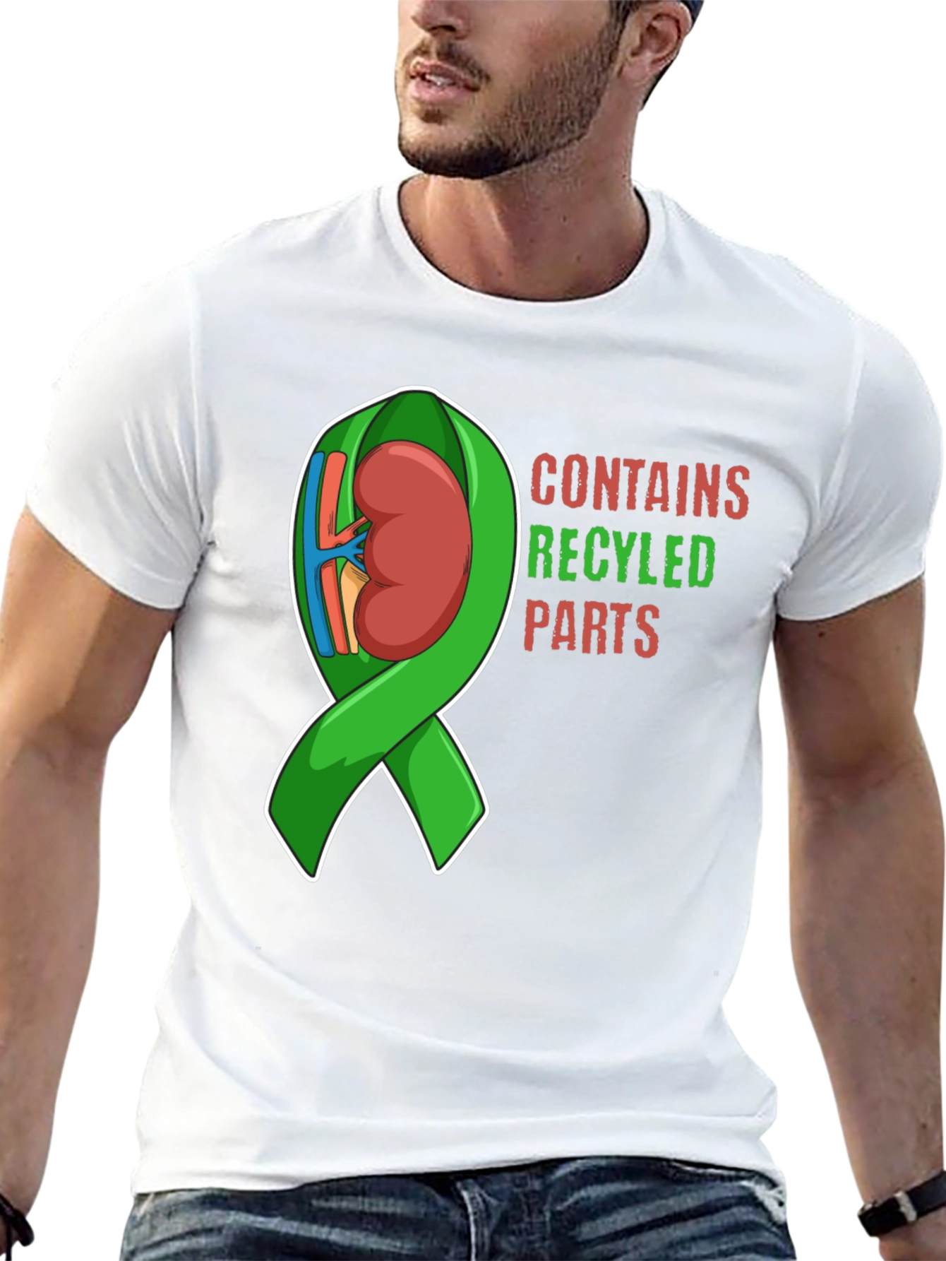 Contains Recycled Parts Kidney T-Shirt