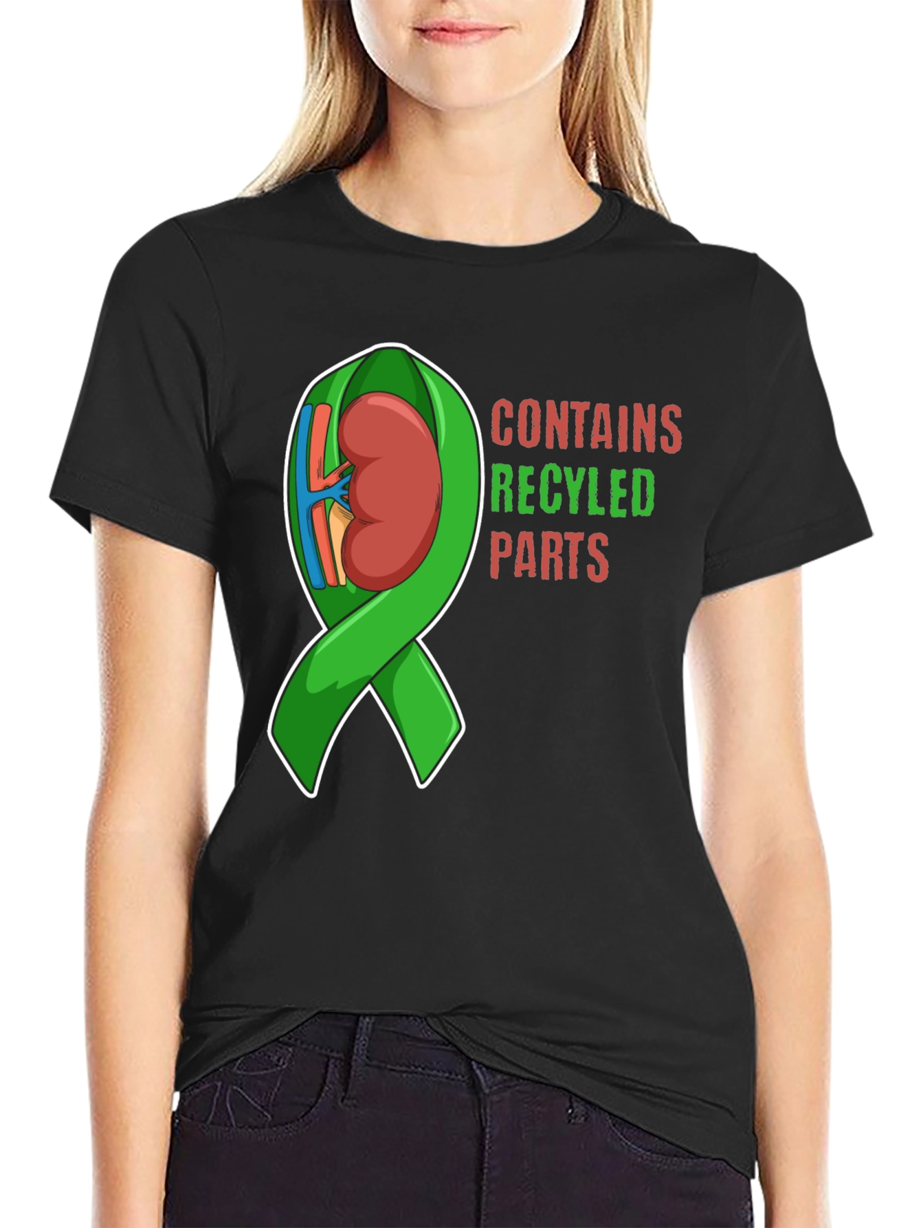 Contains Recycled Parts Kidney T-Shirt