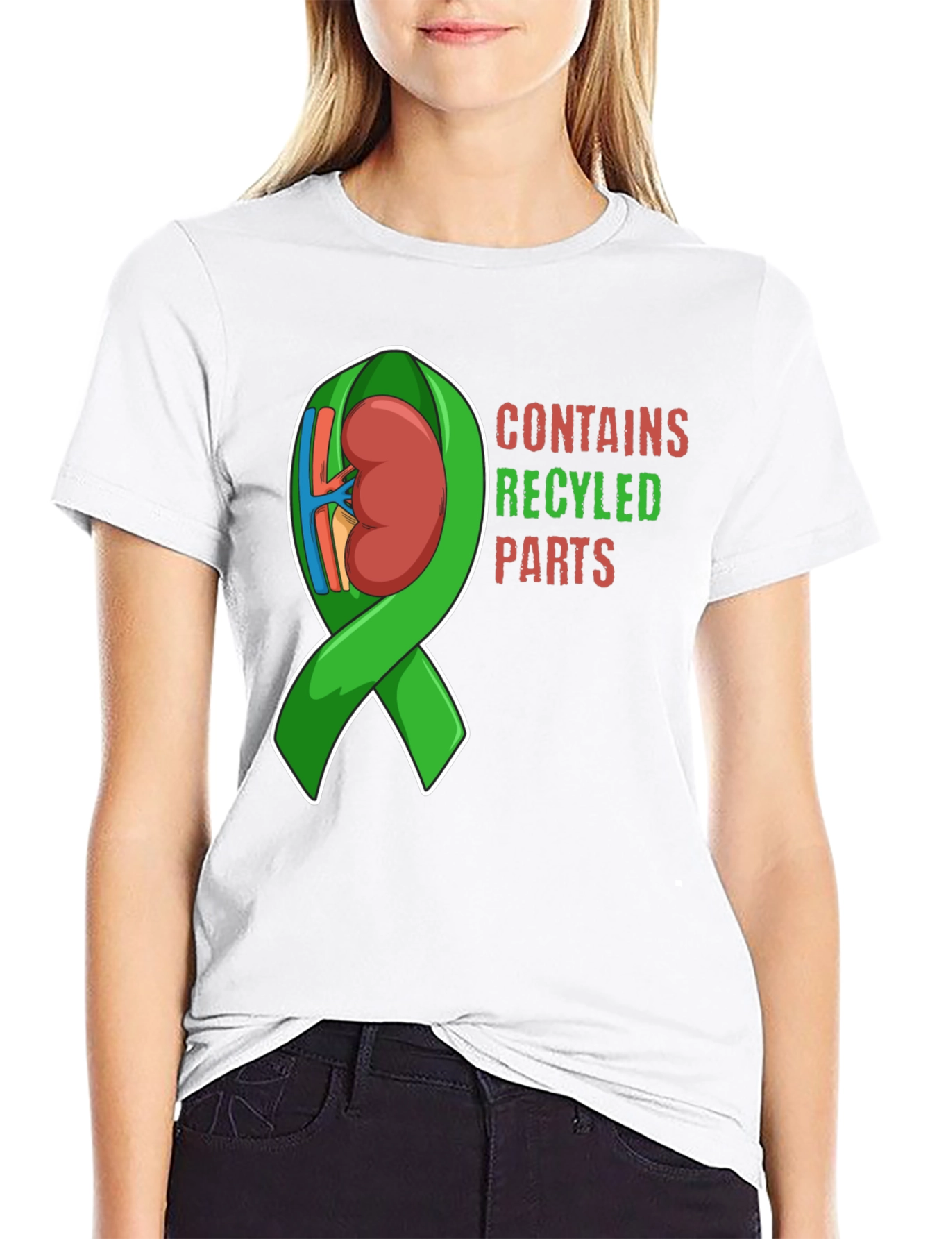 Contains Recycled Parts Kidney T-Shirt