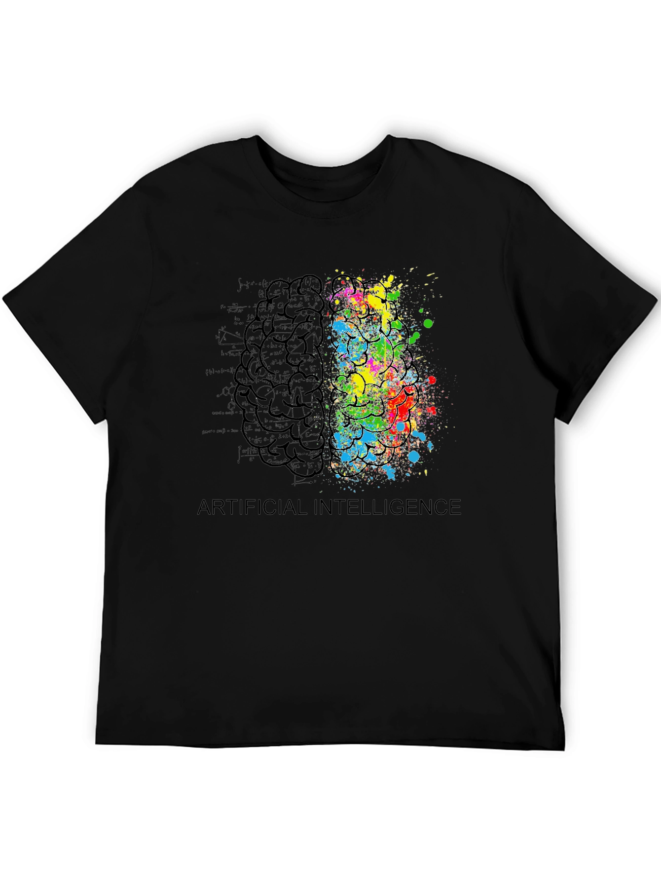 AI Brain T-Shirt: Artistic Intelligence Tee