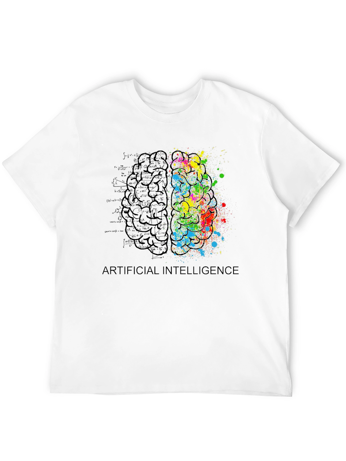 AI Brain T-Shirt: Artistic Intelligence Tee