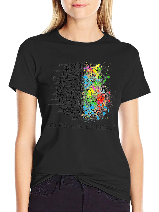 AI Brain T-Shirt: Artistic Intelligence Tee