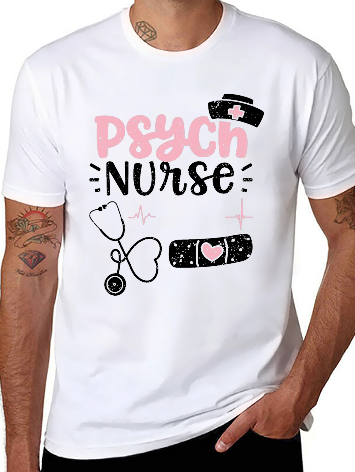 Psych Nurse Graphic T-Shirt