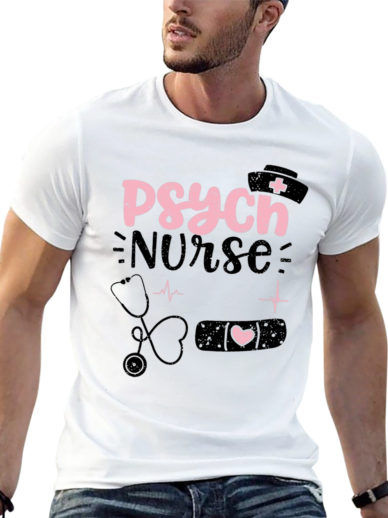 Psych Nurse Graphic T-Shirt