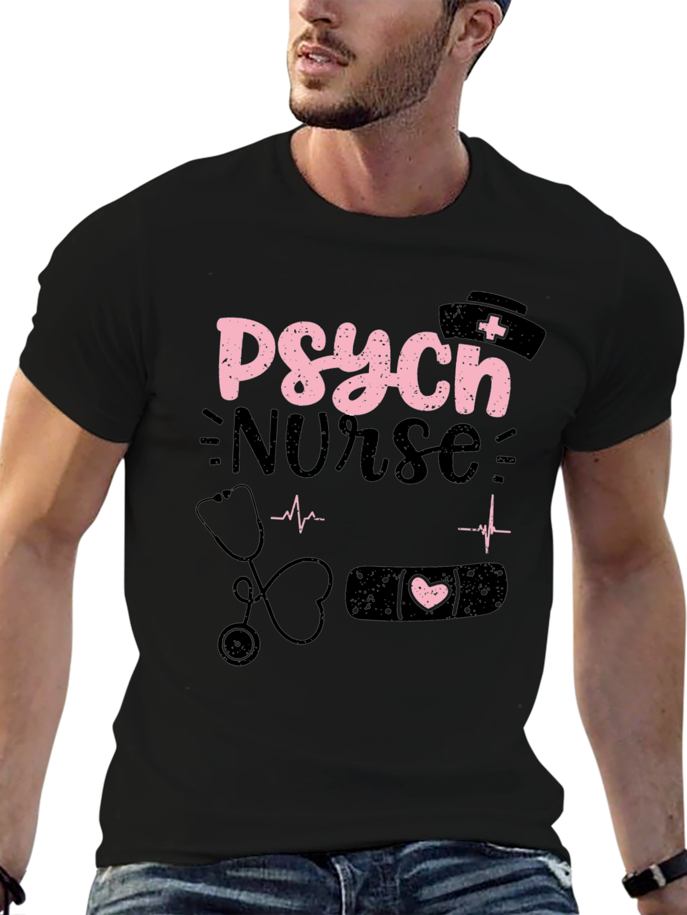 Psych Nurse Graphic T-Shirt
