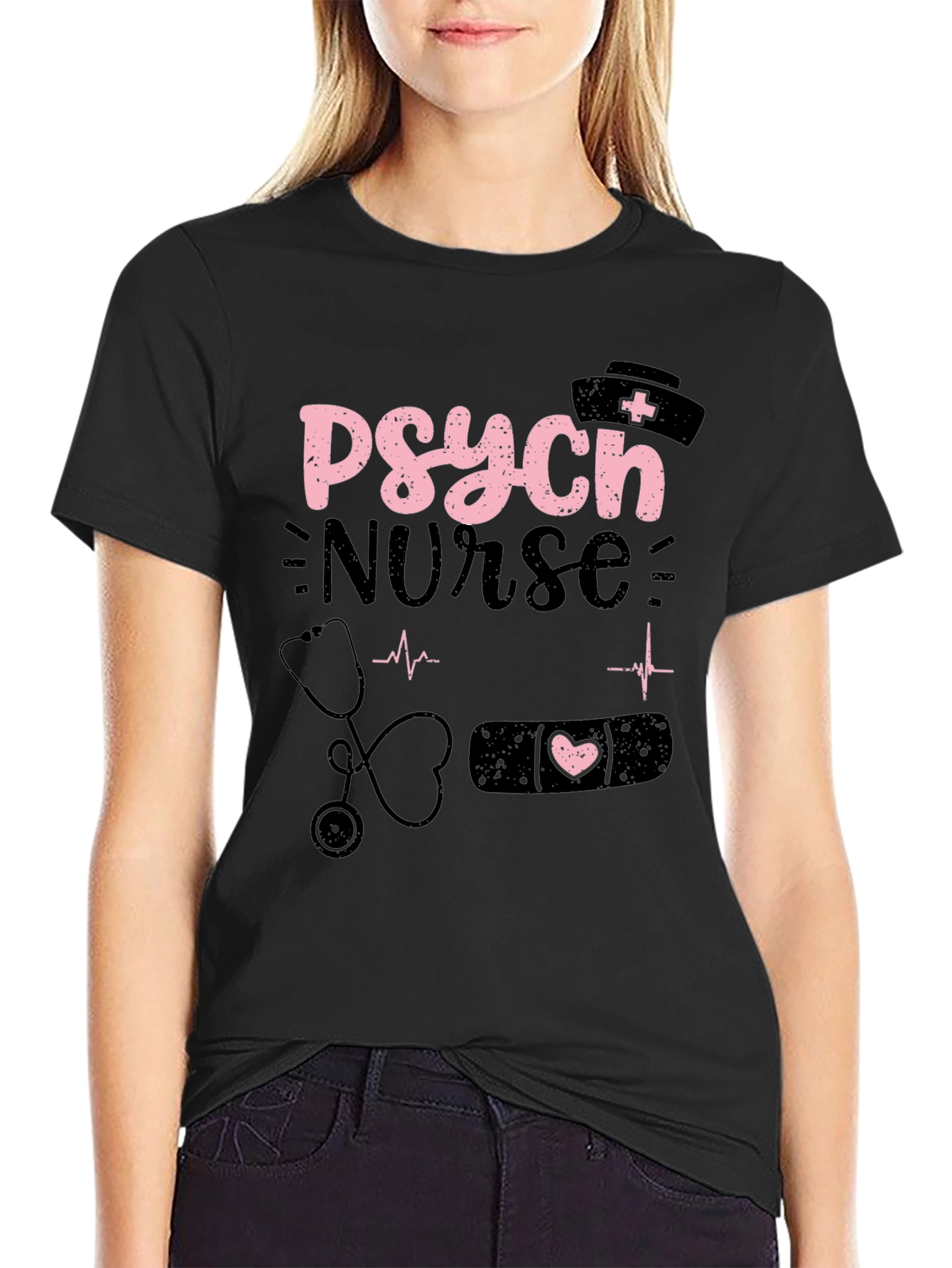 Psych Nurse Graphic T-Shirt