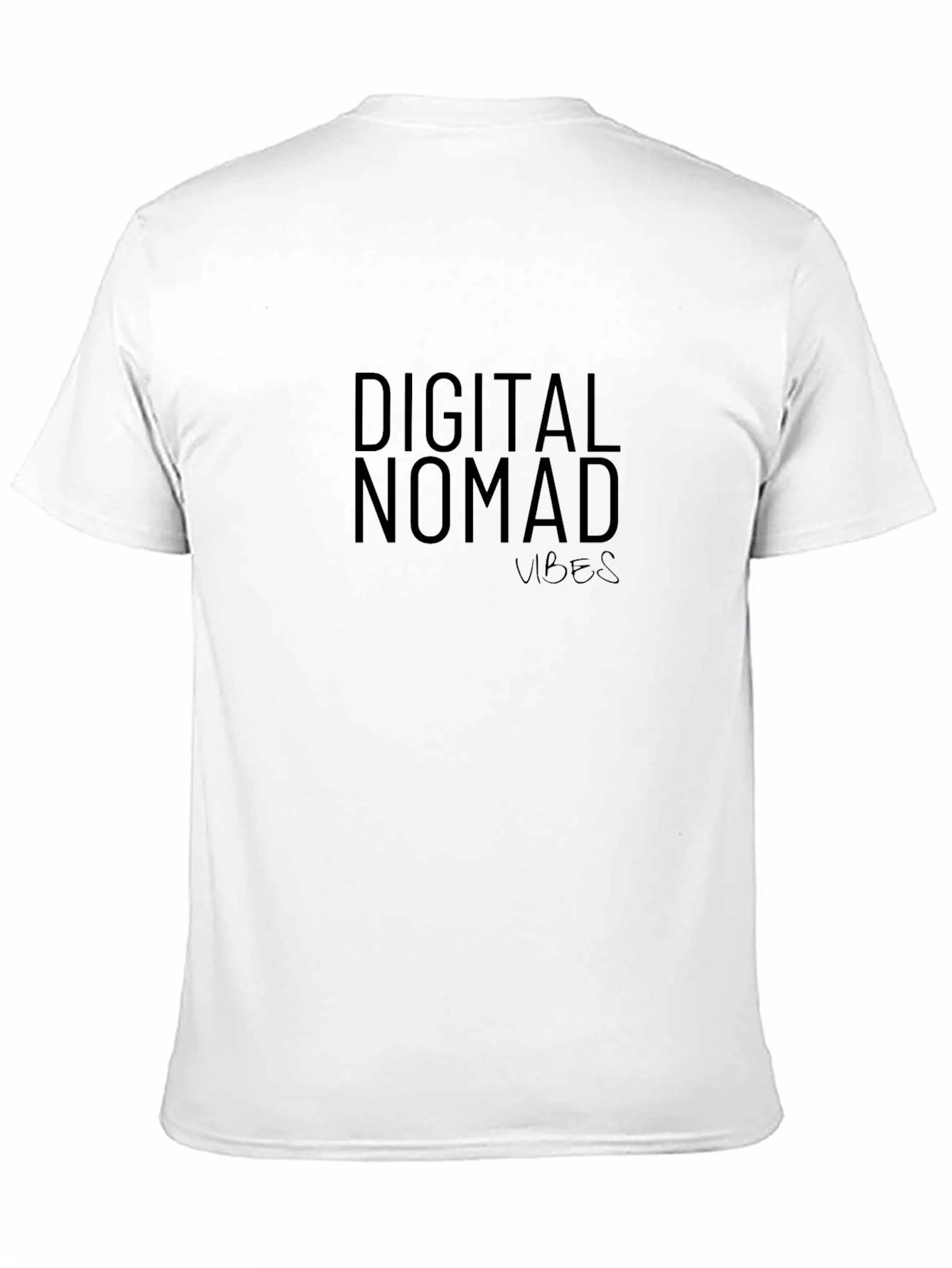 Digital Nomad Vibes Black T-Shirt