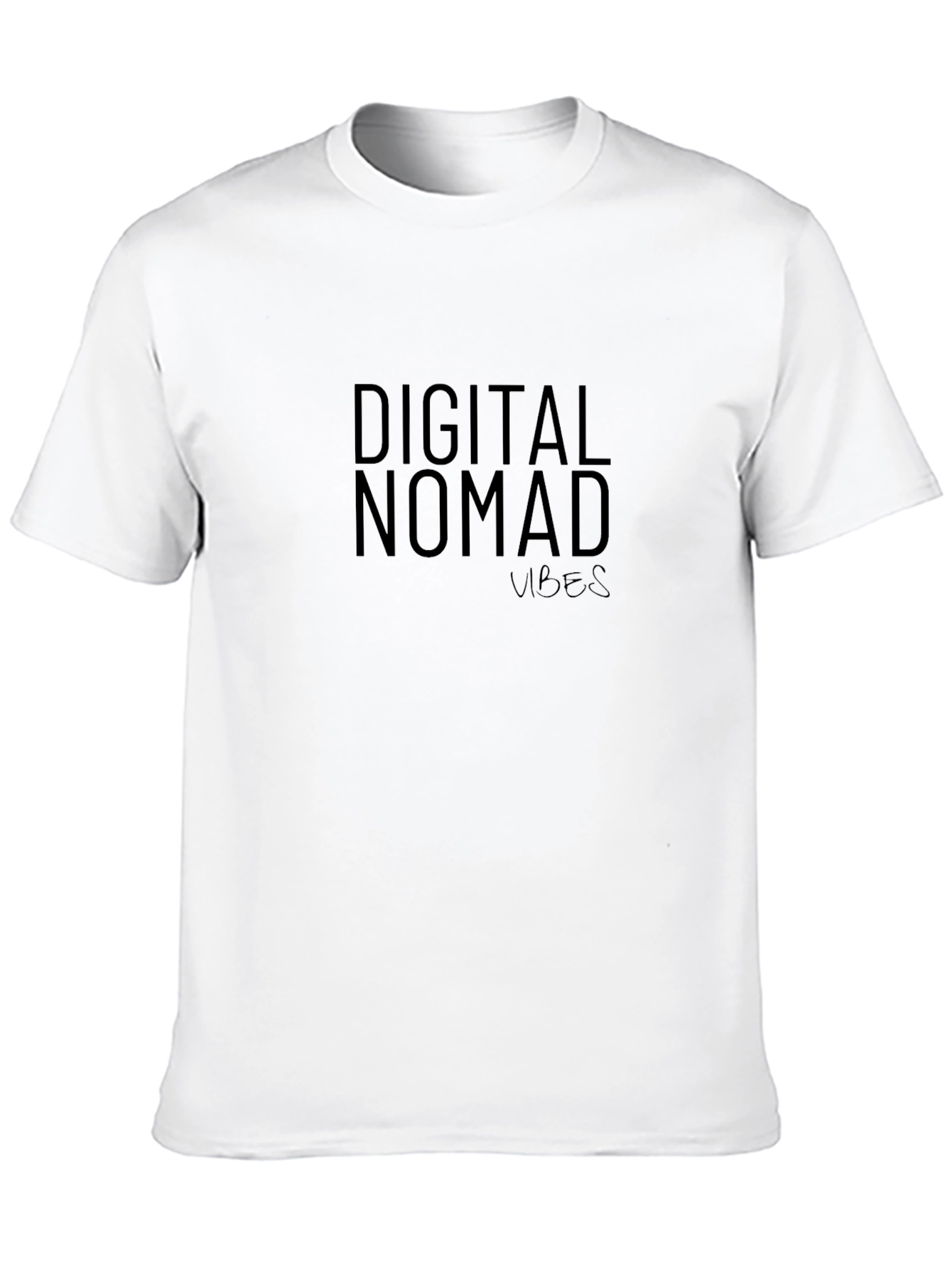Digital Nomad Vibes Black T-Shirt