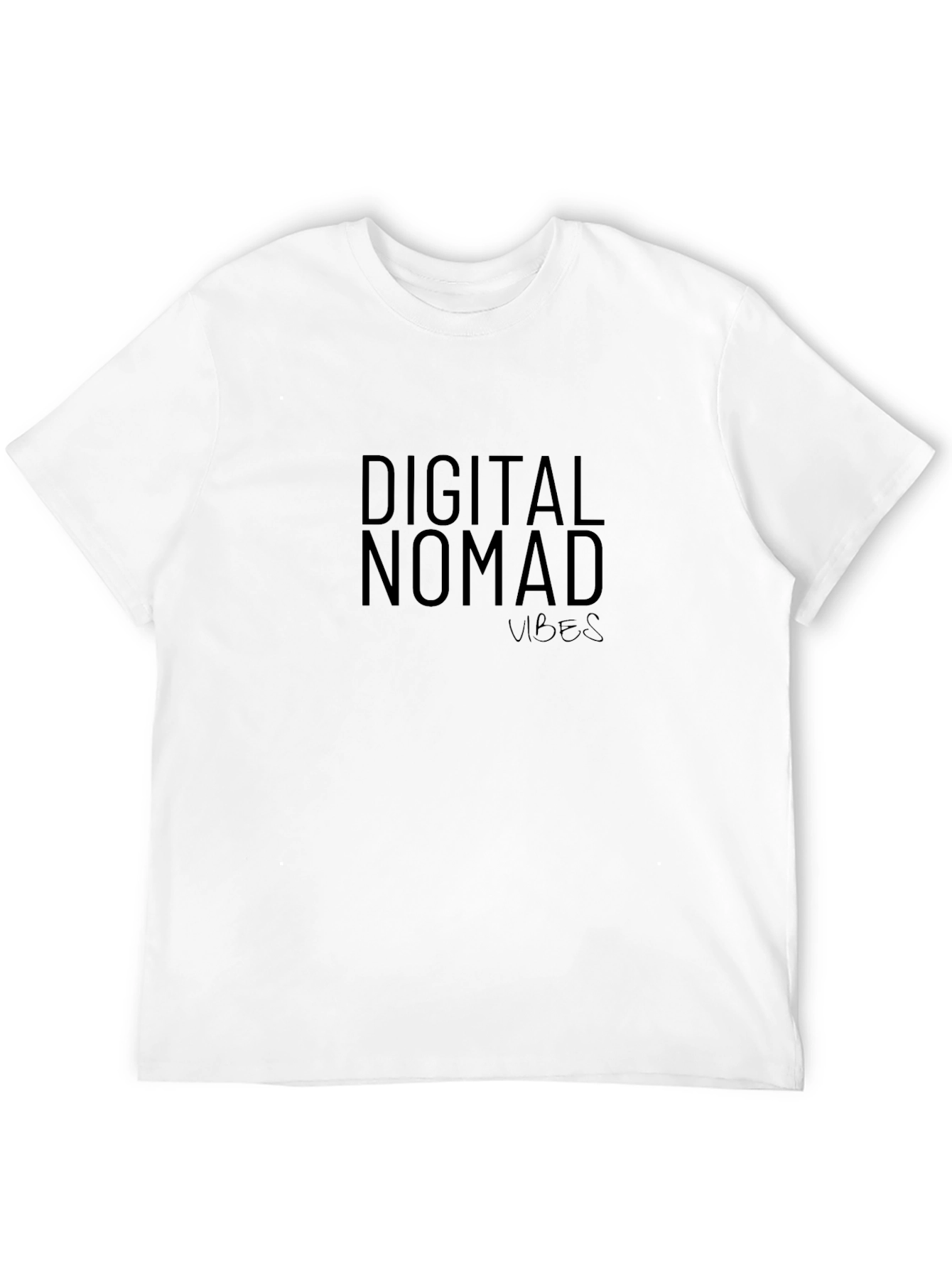 Digital Nomad Vibes Black T-Shirt