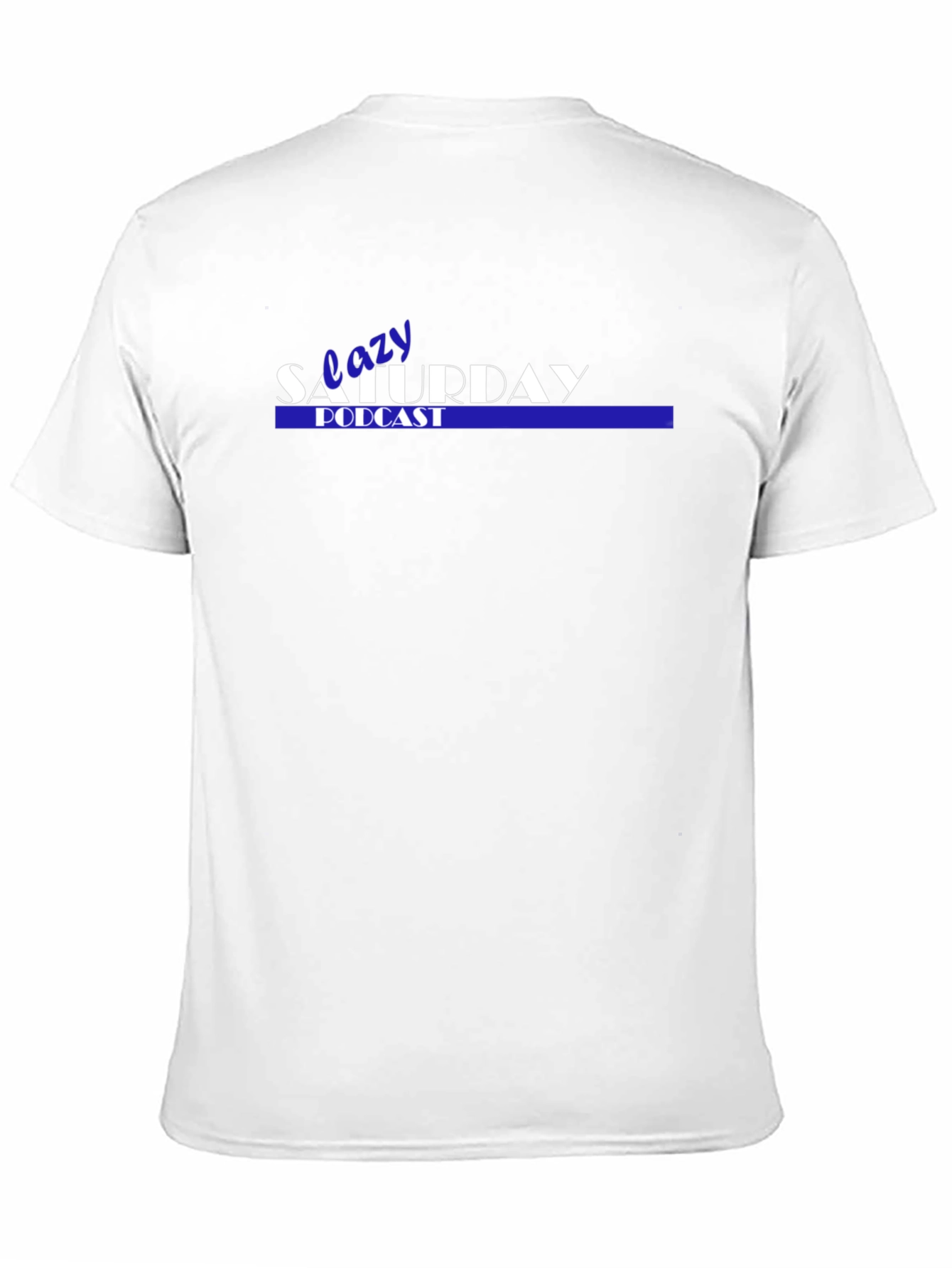 Lazy Saturday Podcast Black T-Shirt