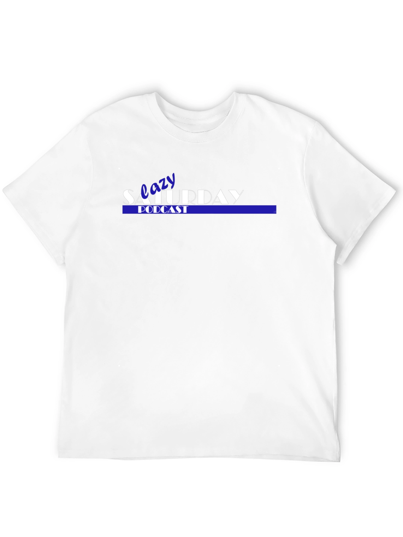 Lazy Saturday Podcast Black T-Shirt