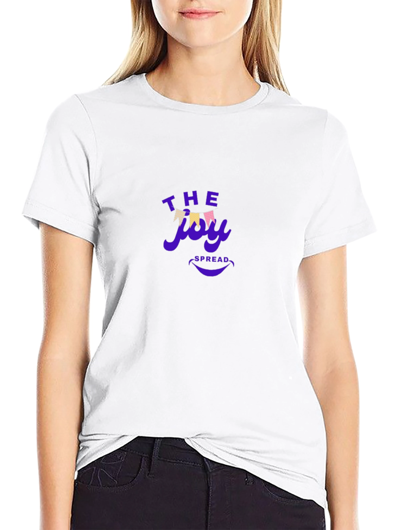 Joy Spread Tee - Black Graphic T-Shirt