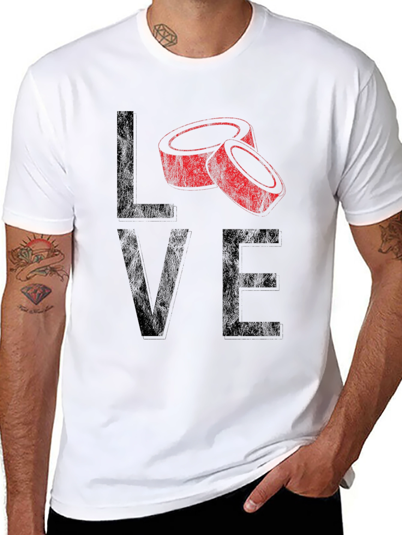 Hockey Love Graphic T-Shirt