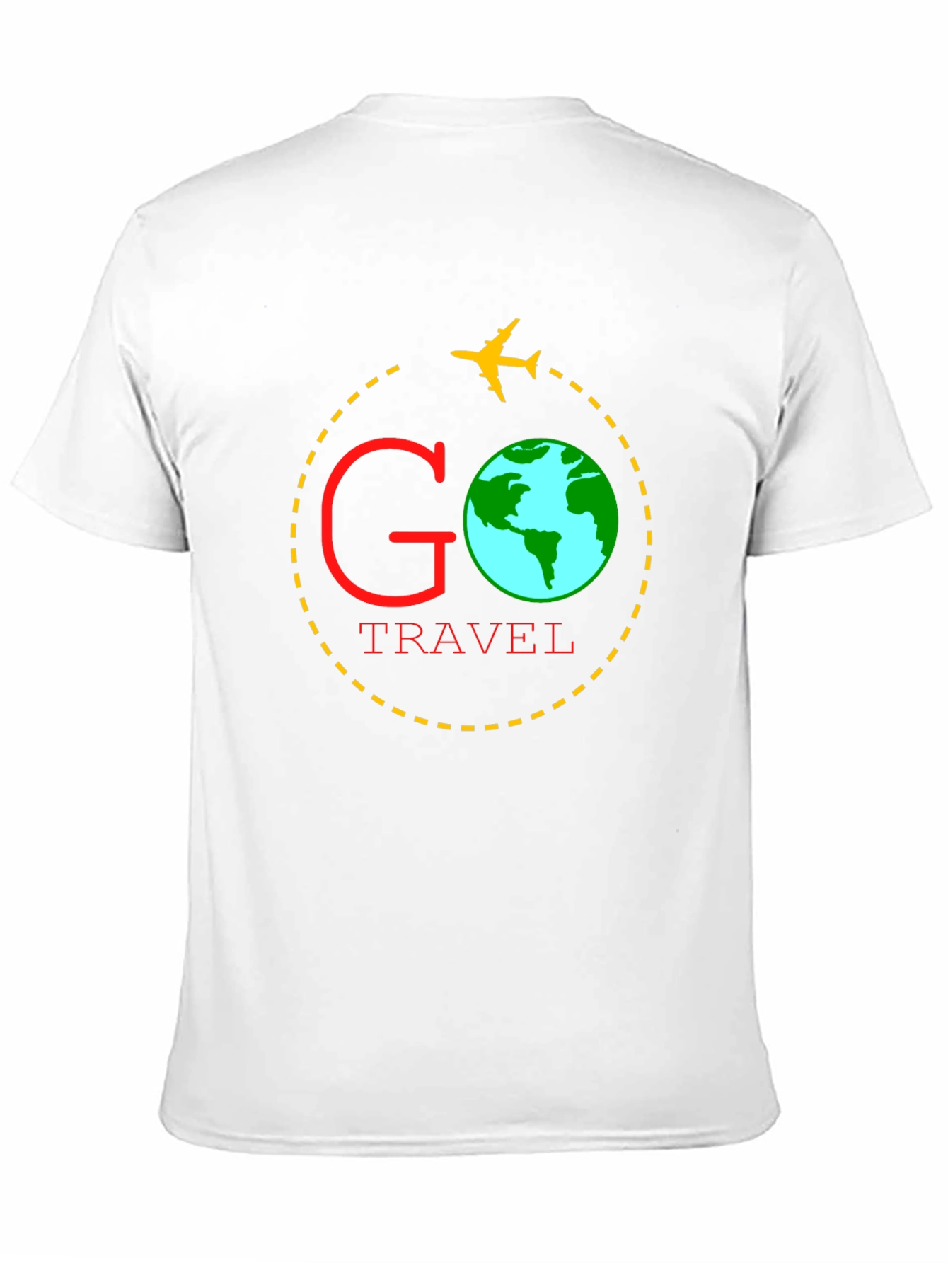 Go Travel Black T-Shirt Adventure Seeker Tee