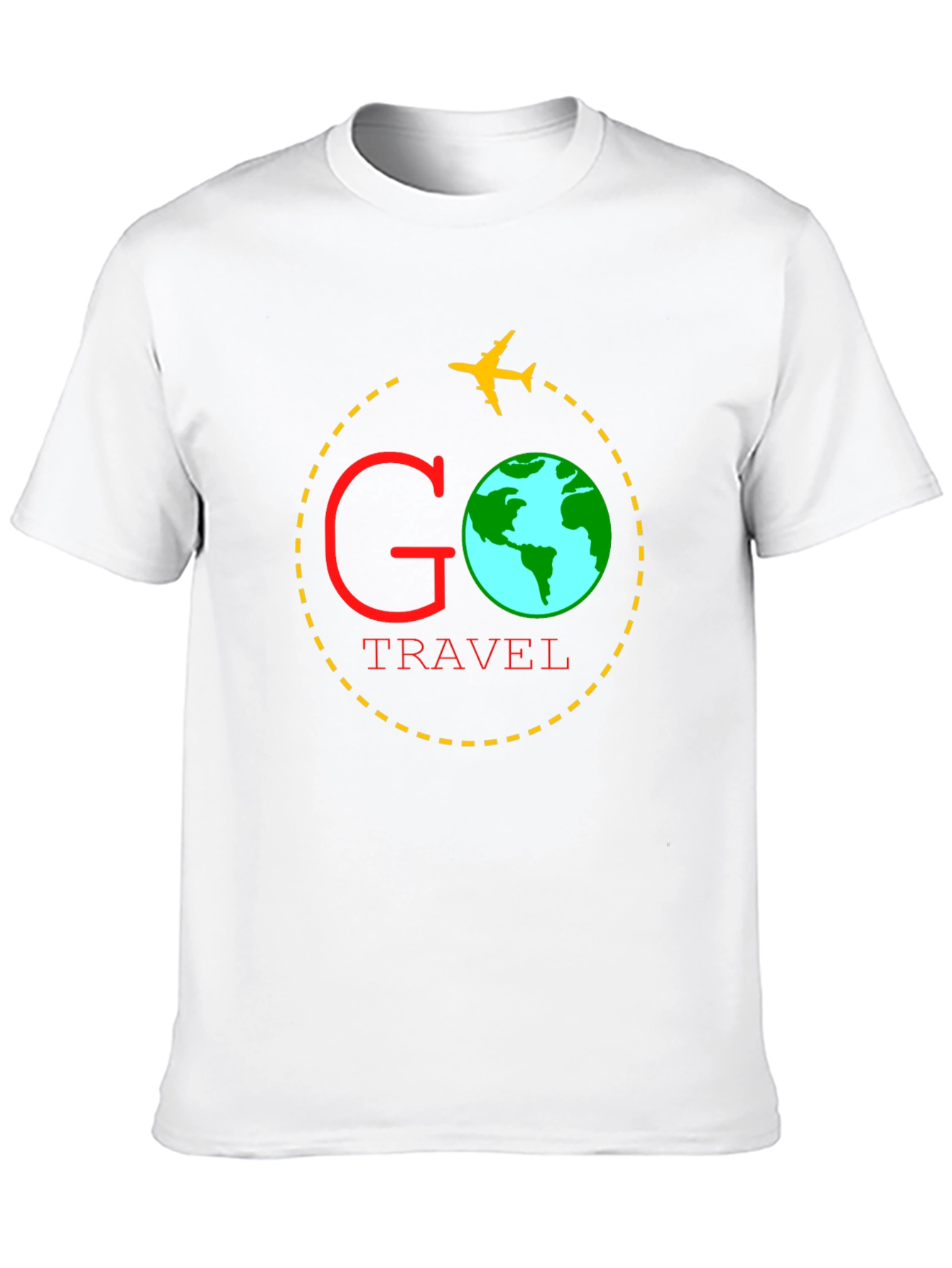 Go Travel Black T-Shirt Adventure Seeker Tee