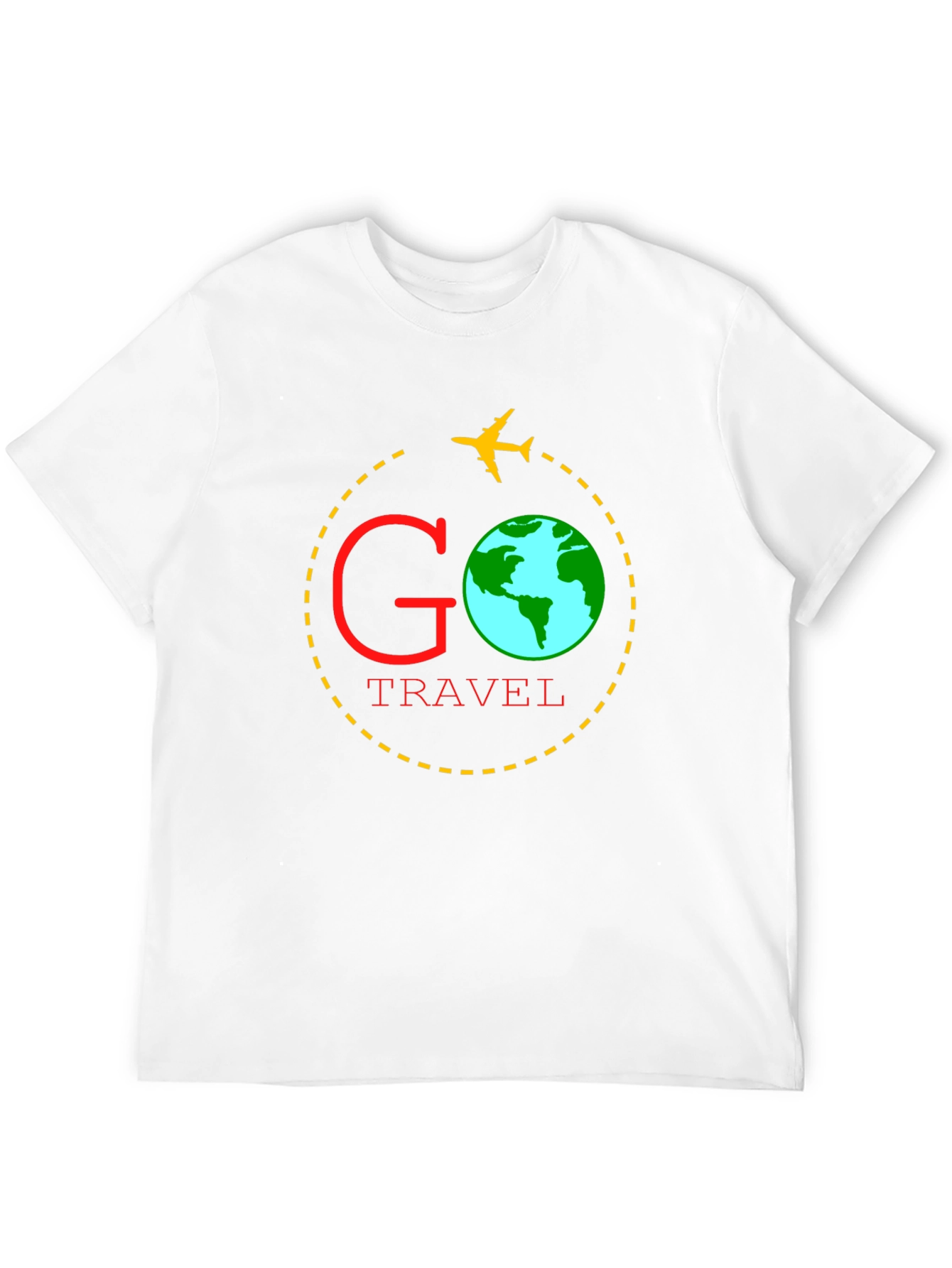 Go Travel Black T-Shirt Adventure Seeker Tee