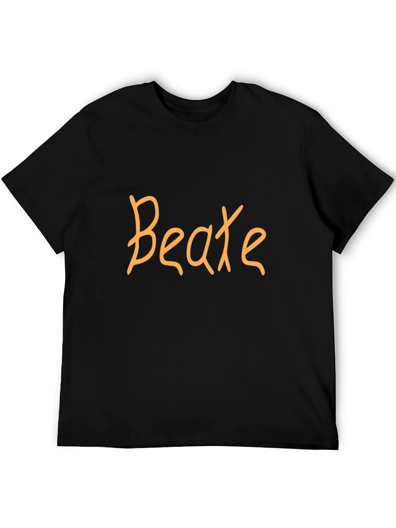 Customizable Black T-Shirt: Add Your Name!