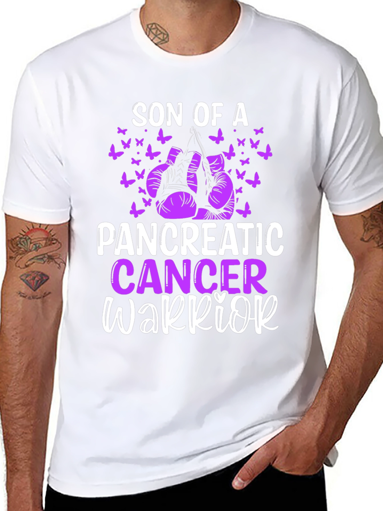 Pancreatic Cancer Warrior Awareness T-Shirt