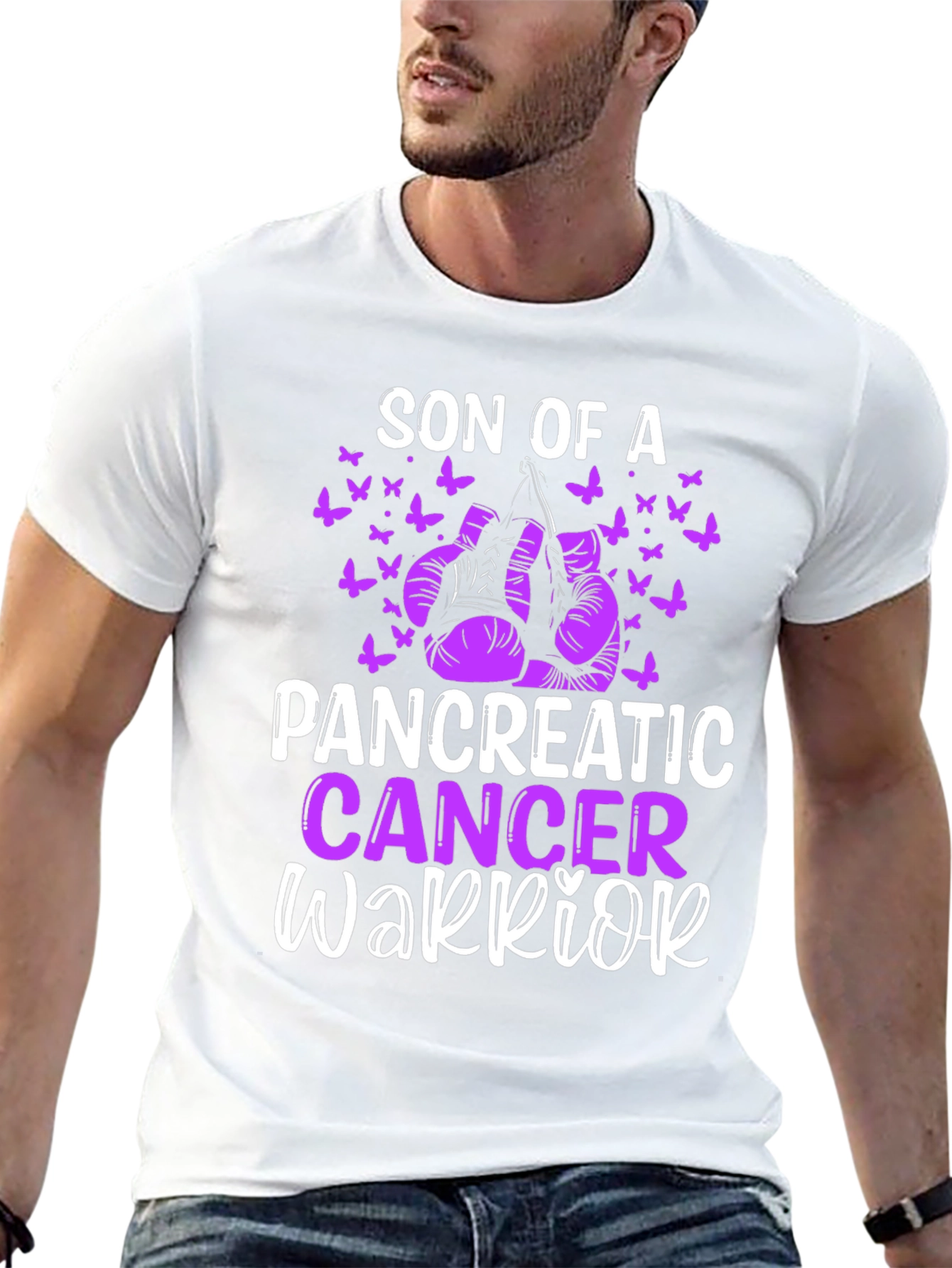Pancreatic Cancer Warrior Awareness T-Shirt