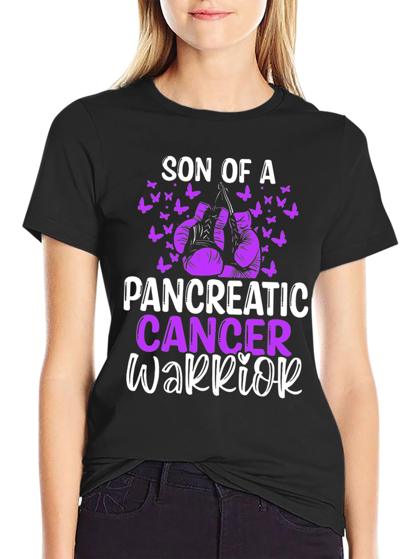 Pancreatic Cancer Warrior Awareness T-Shirt