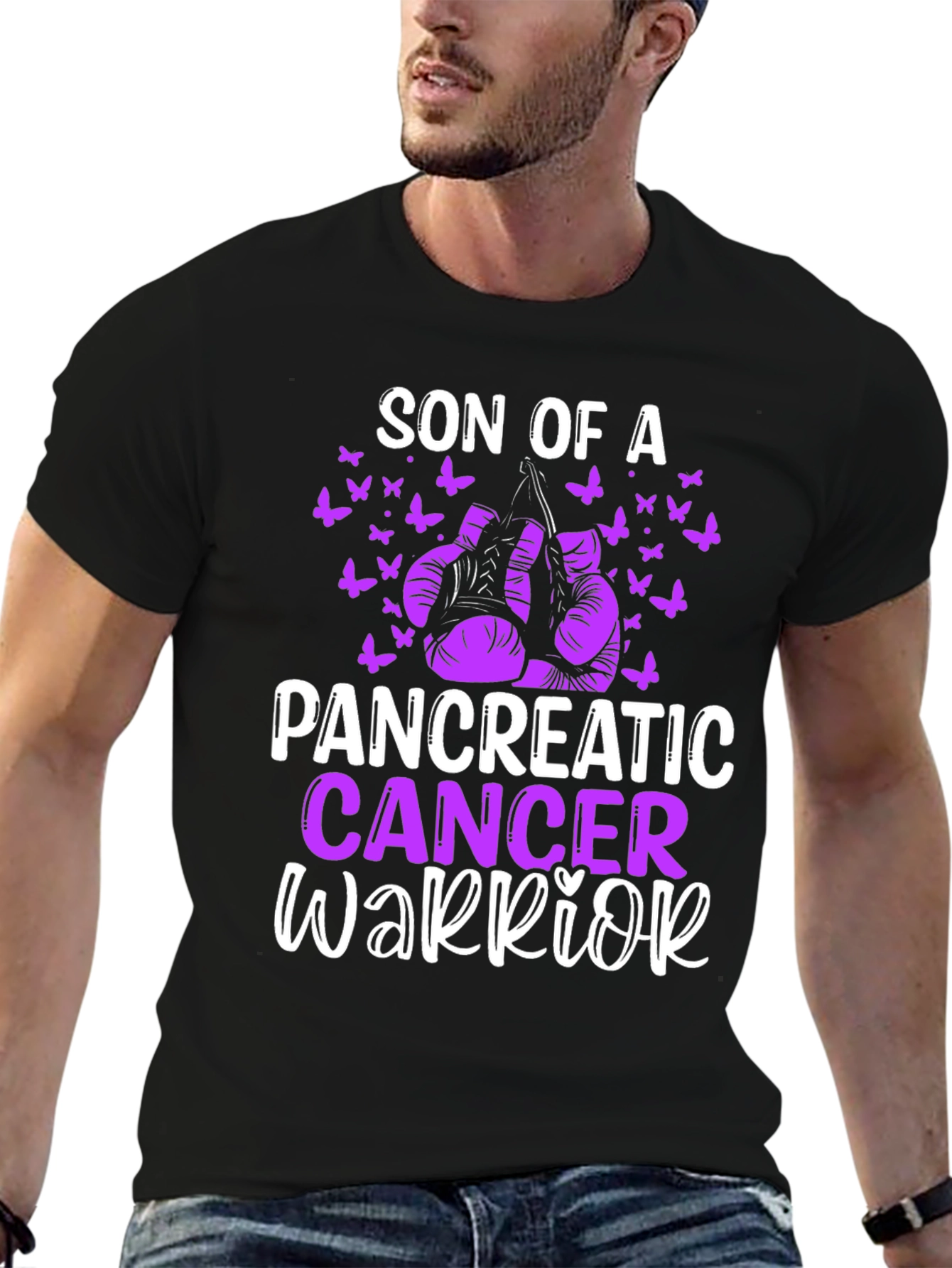 Pancreatic Cancer Warrior Awareness T-Shirt