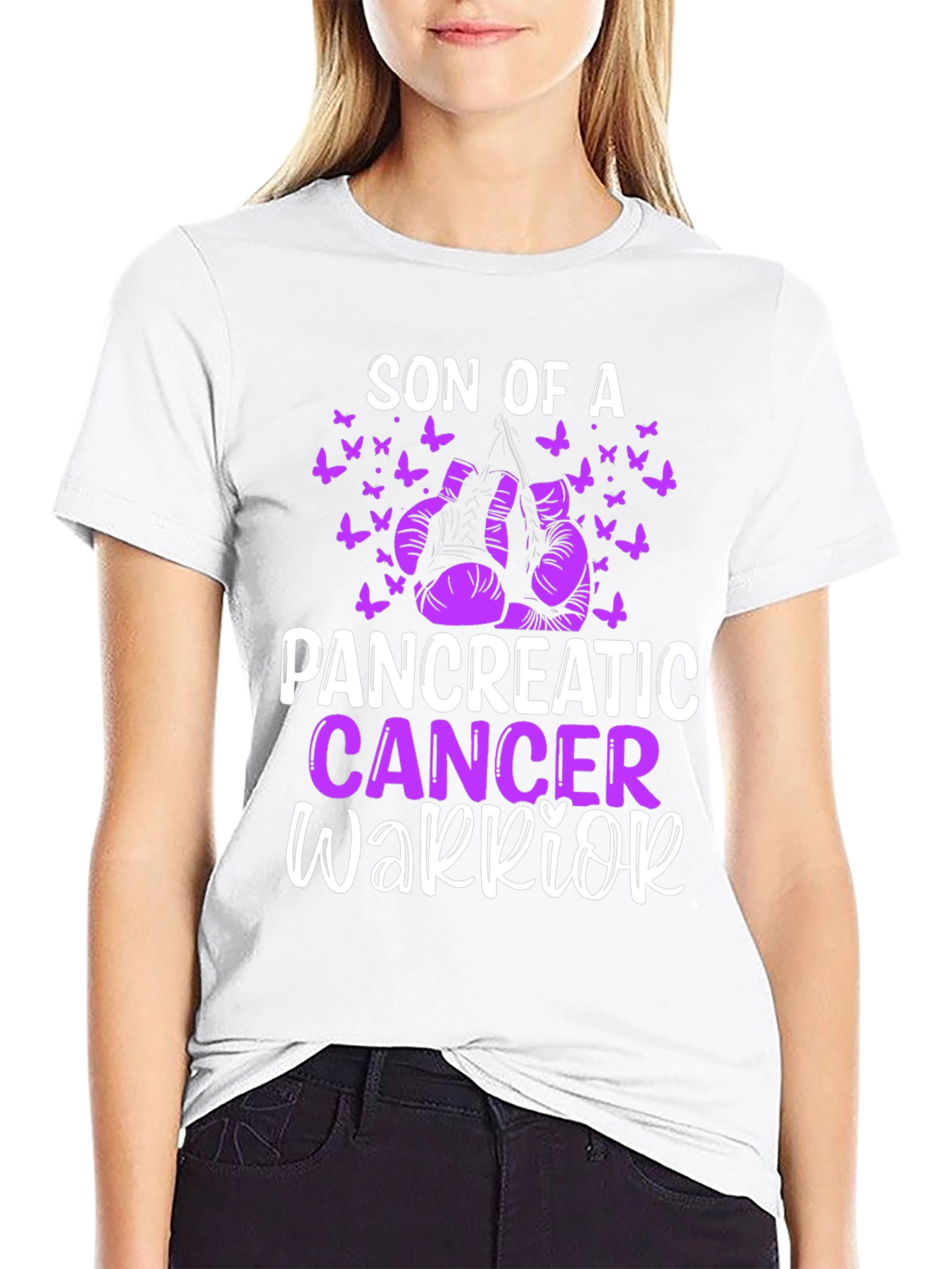 Pancreatic Cancer Warrior Awareness T-Shirt